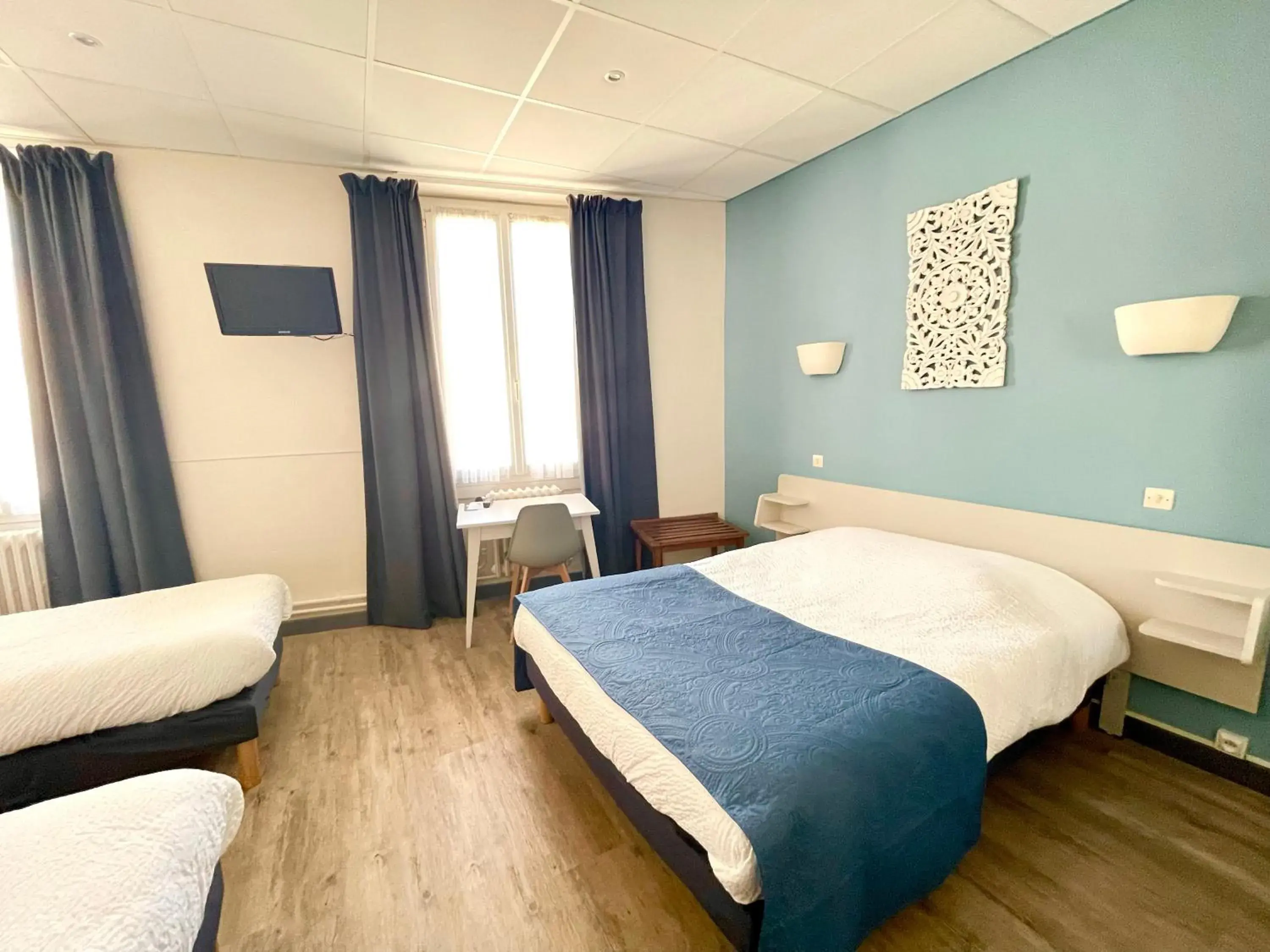 Bed in Grand Hôtel De La Poste Bed in Grand Hôtel De La Poste