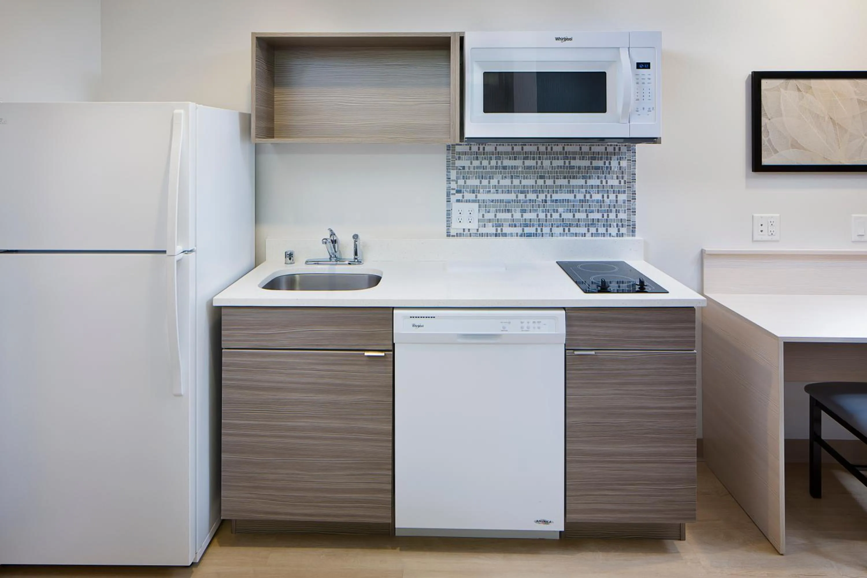 Kitchen or kitchenette in WoodSpring Suites Seattle Everett