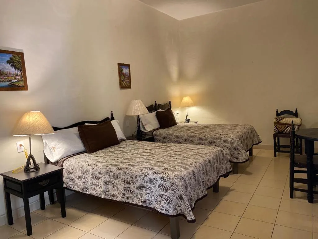 Bed in Hotel Doña Chela En Calvillo