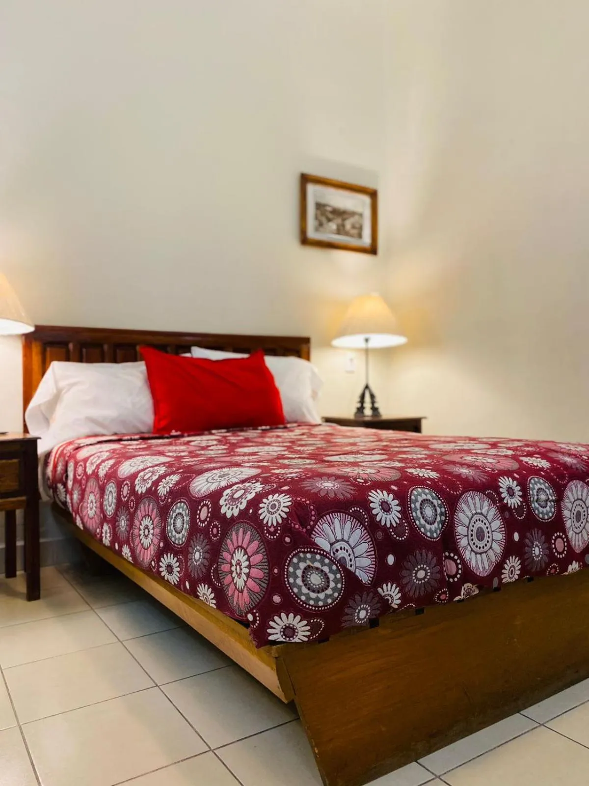 Bed in Hotel Doña Chela En Calvillo