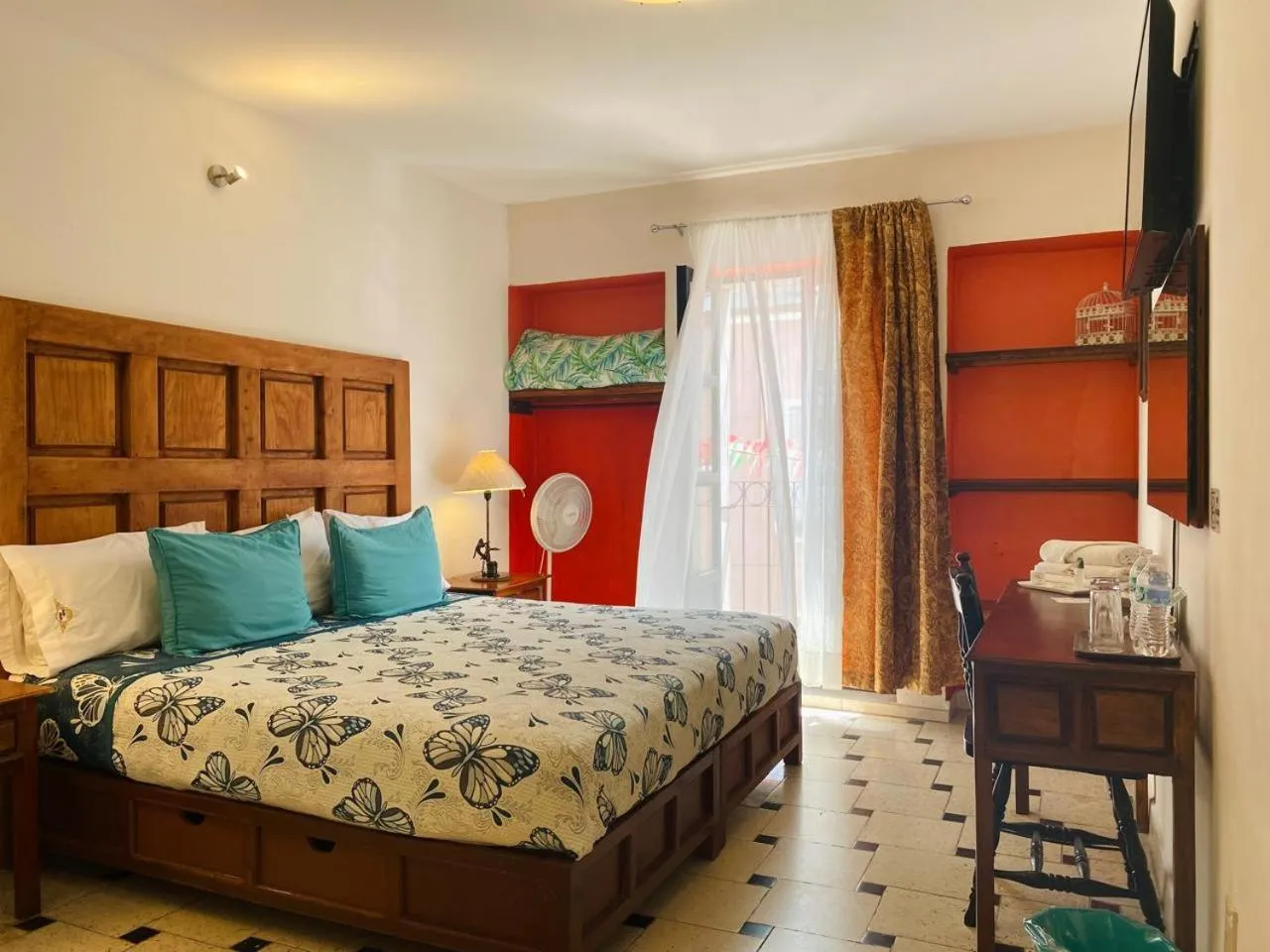 Bed in Hotel Doña Chela En Calvillo