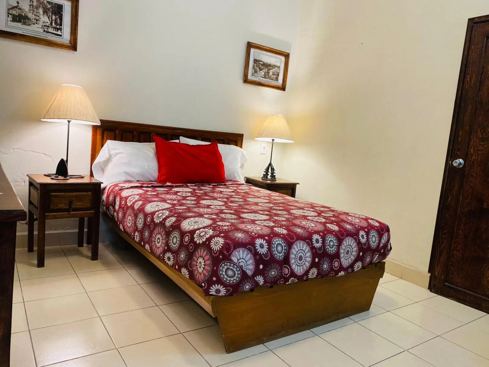 Bed in Hotel Doña Chela En Calvillo