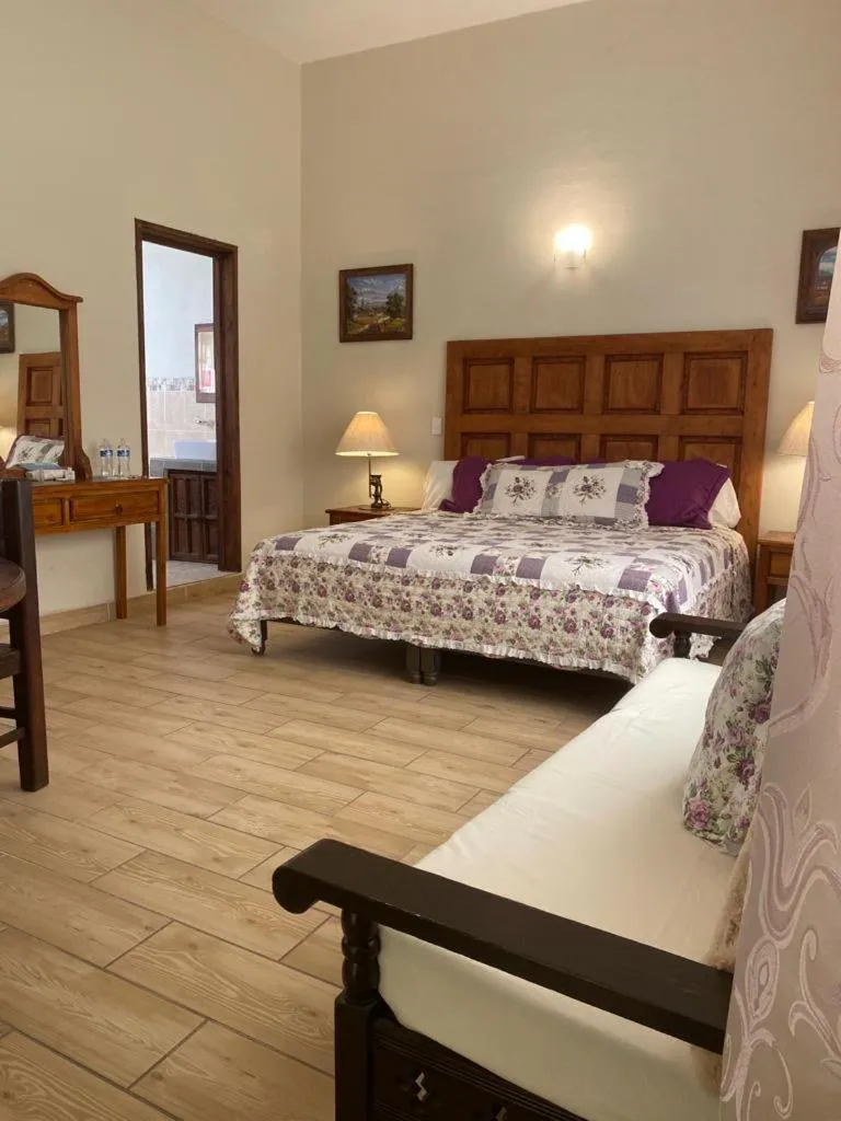 Bed in Hotel Doña Chela En Calvillo