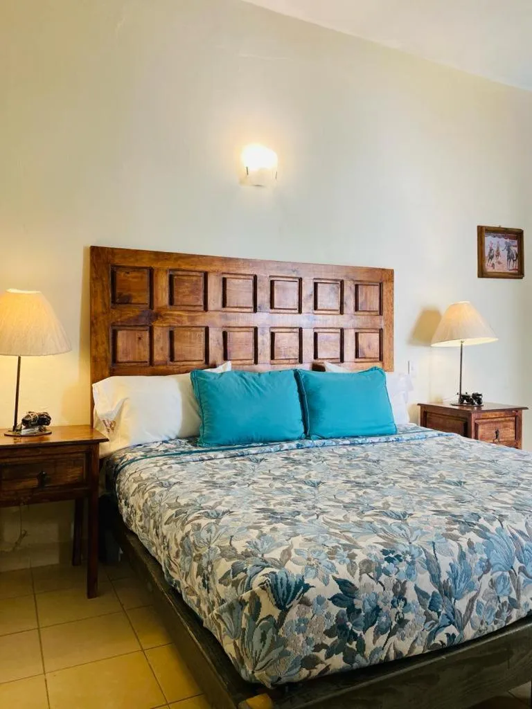 Bed in Hotel Doña Chela En Calvillo