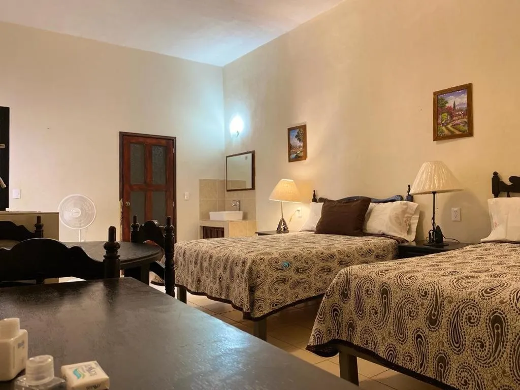 Bed in Hotel Doña Chela En Calvillo