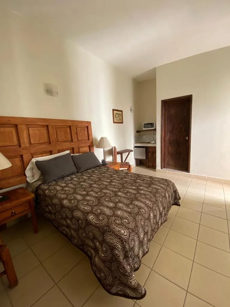 Bed in Hotel Doña Chela En Calvillo