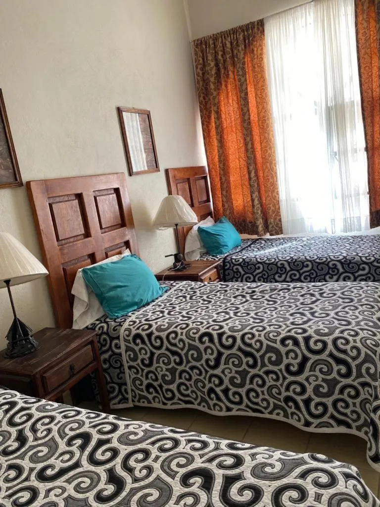 Bed in Hotel Doña Chela En Calvillo