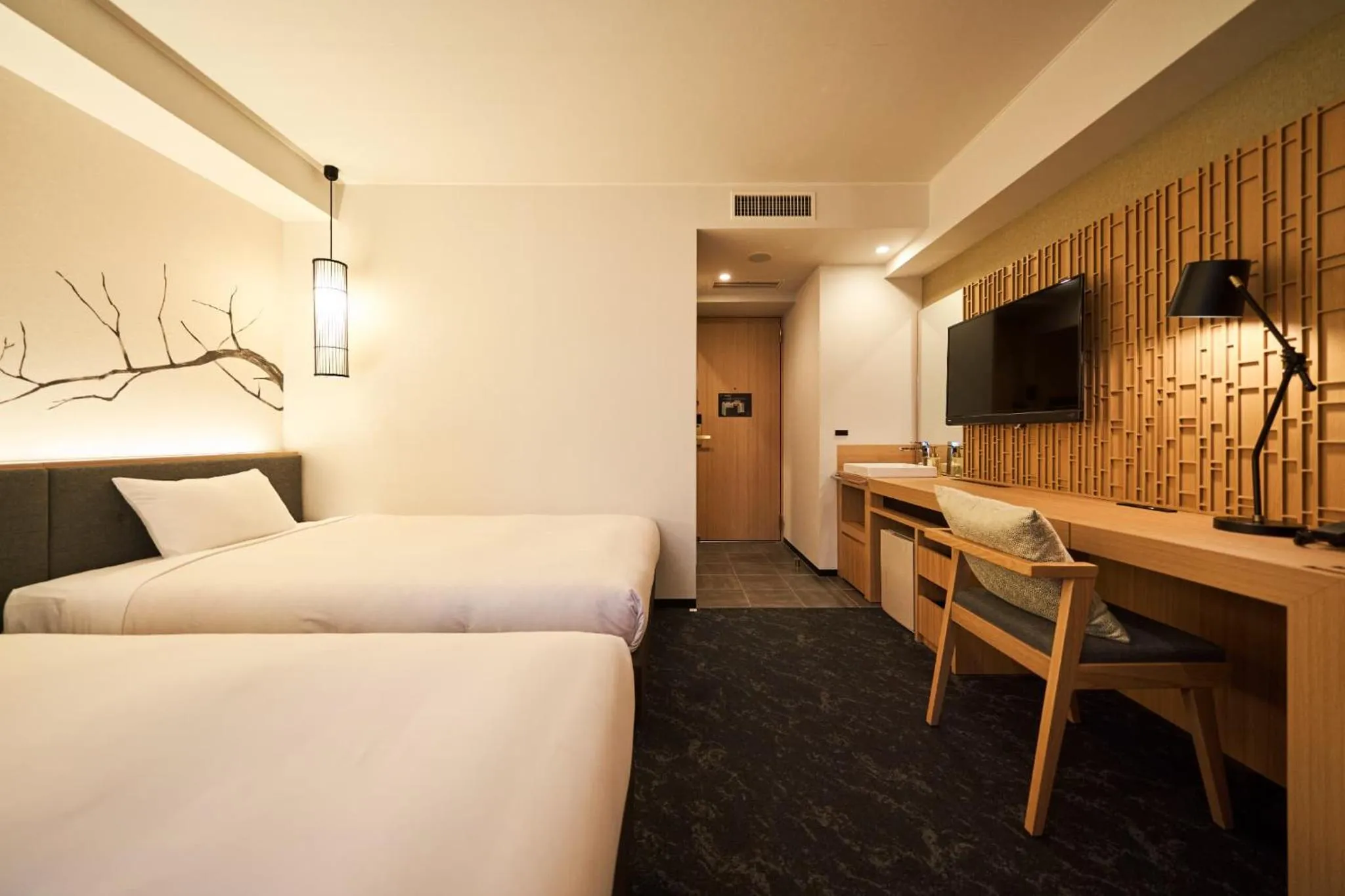 Bed in Hotel Global View Kushiro
