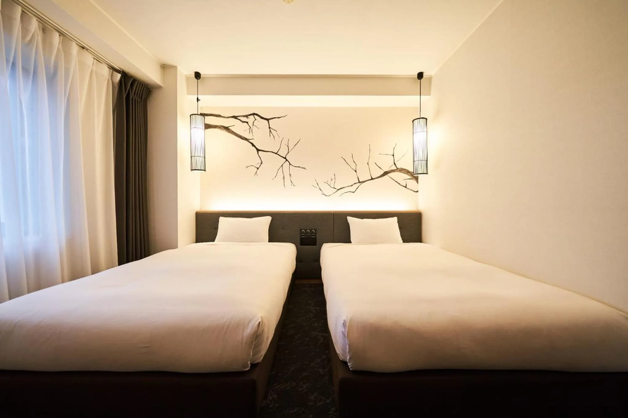 Bed in Hotel Global View Kushiro