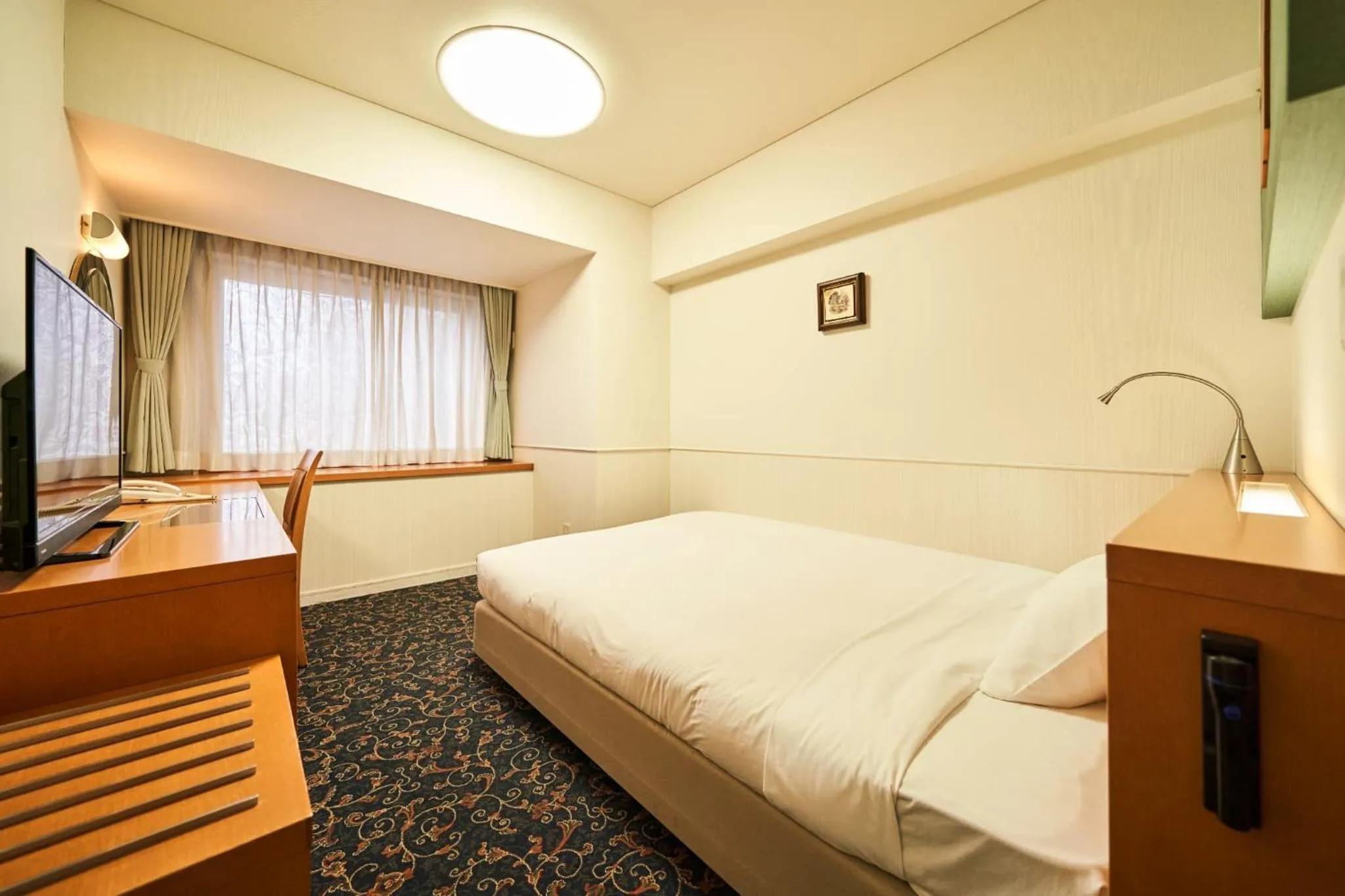 Bed in Hotel Global View Kushiro
