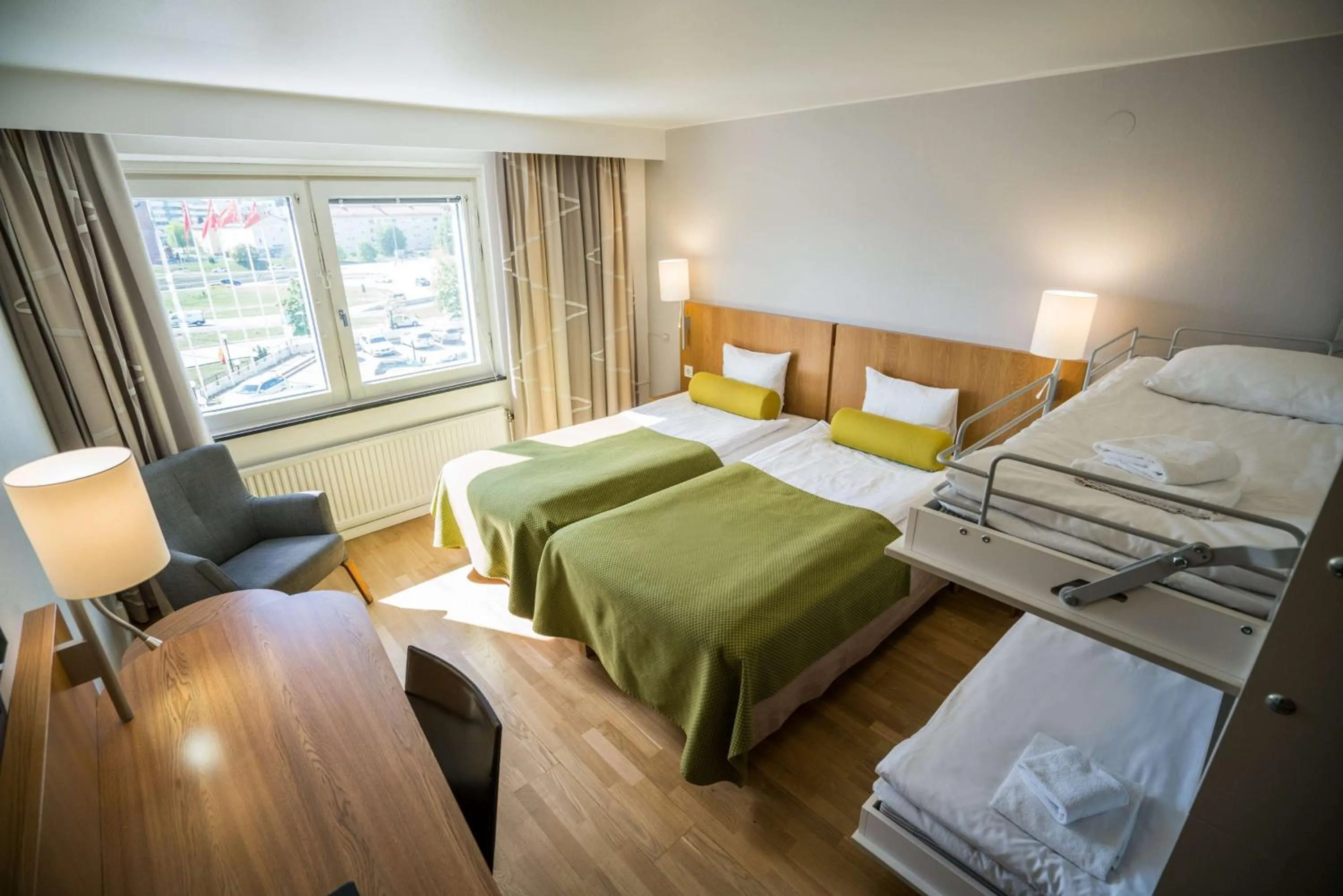 Photo of the whole room, Bed in Scandic Järva Krog