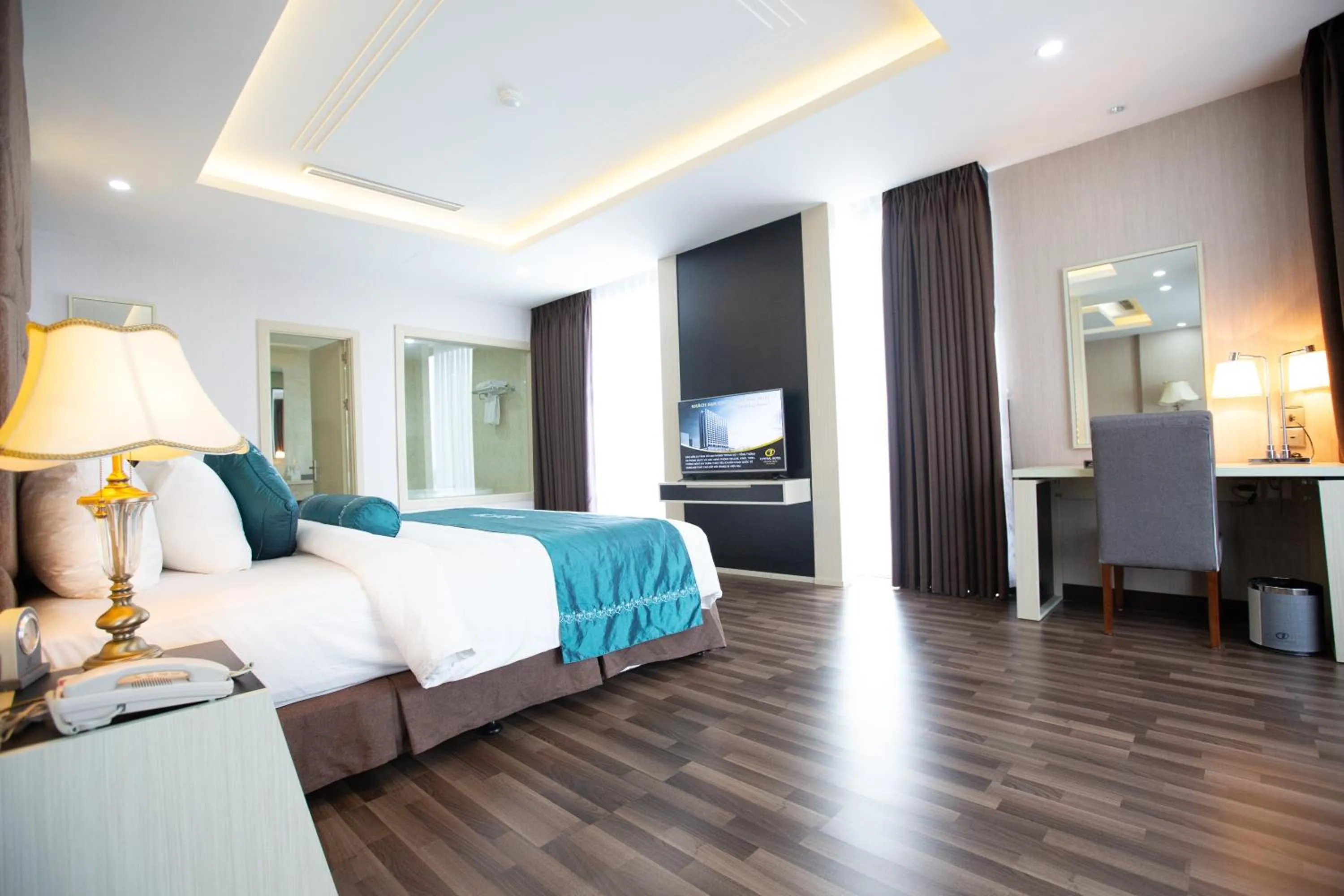 Bed in Central Hotel Thanh Hoa