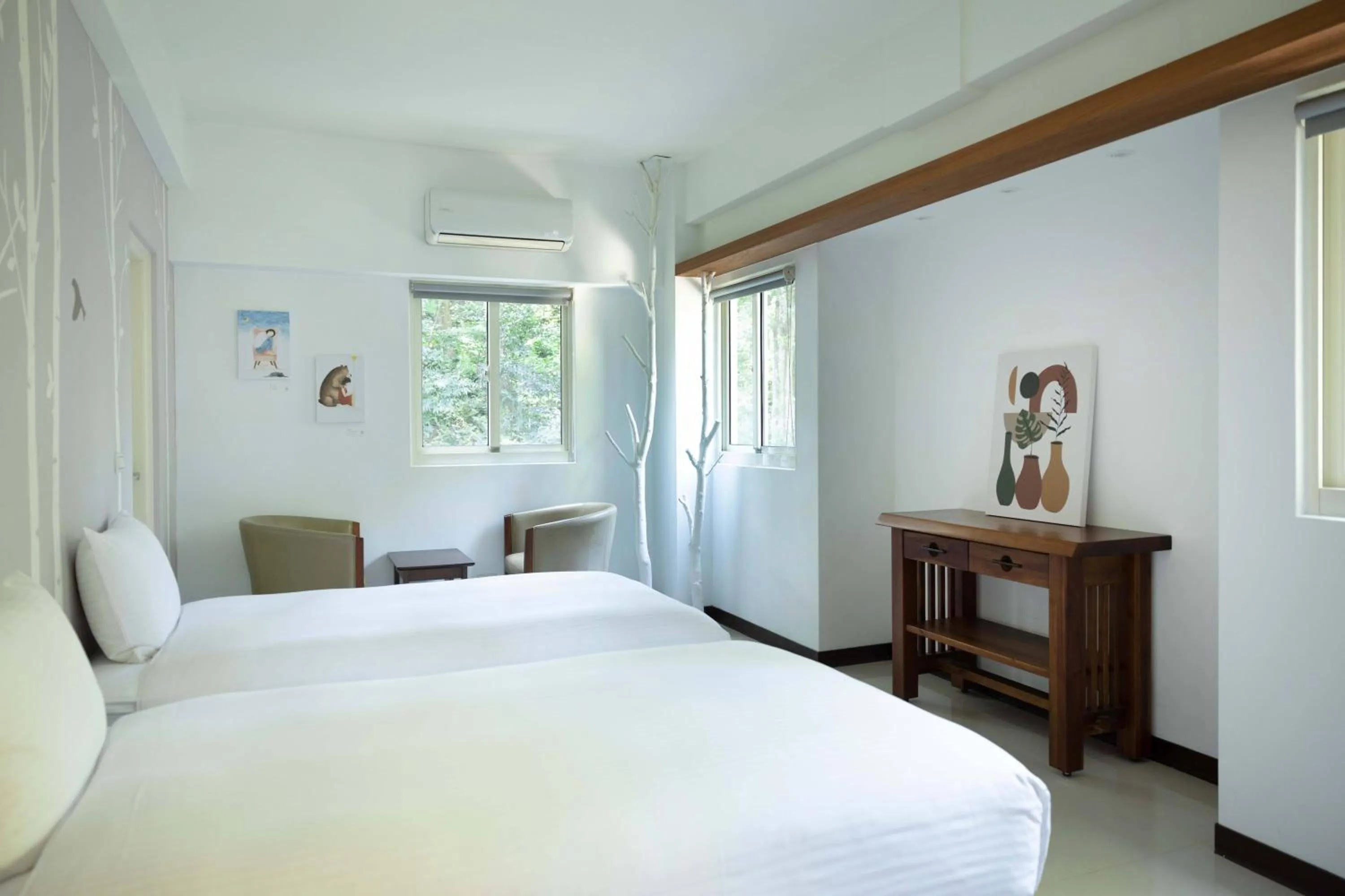 Bed in Green Wave Sanyi BY REINDEER