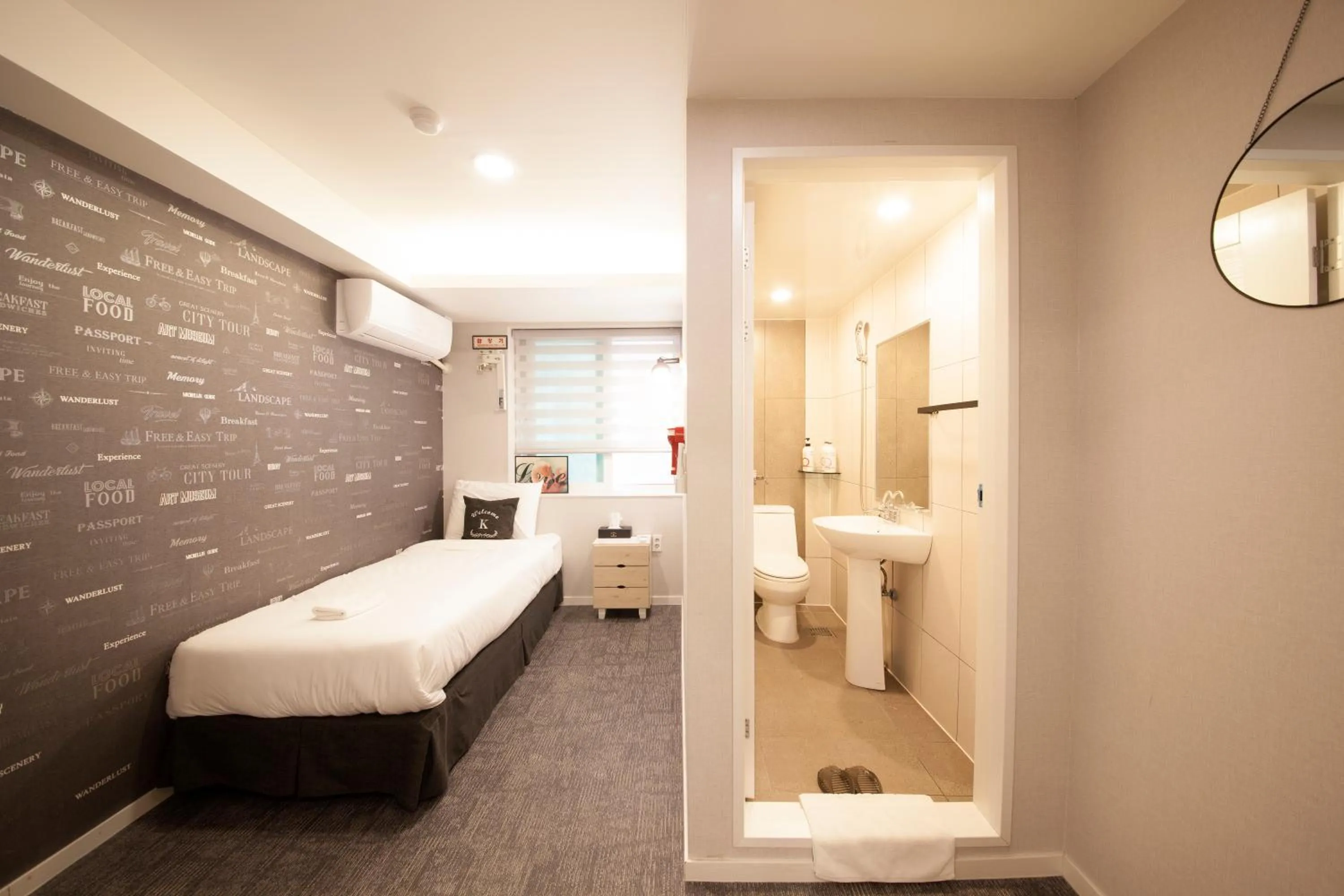 Bed in K-Guesthouse Seomyeon 1