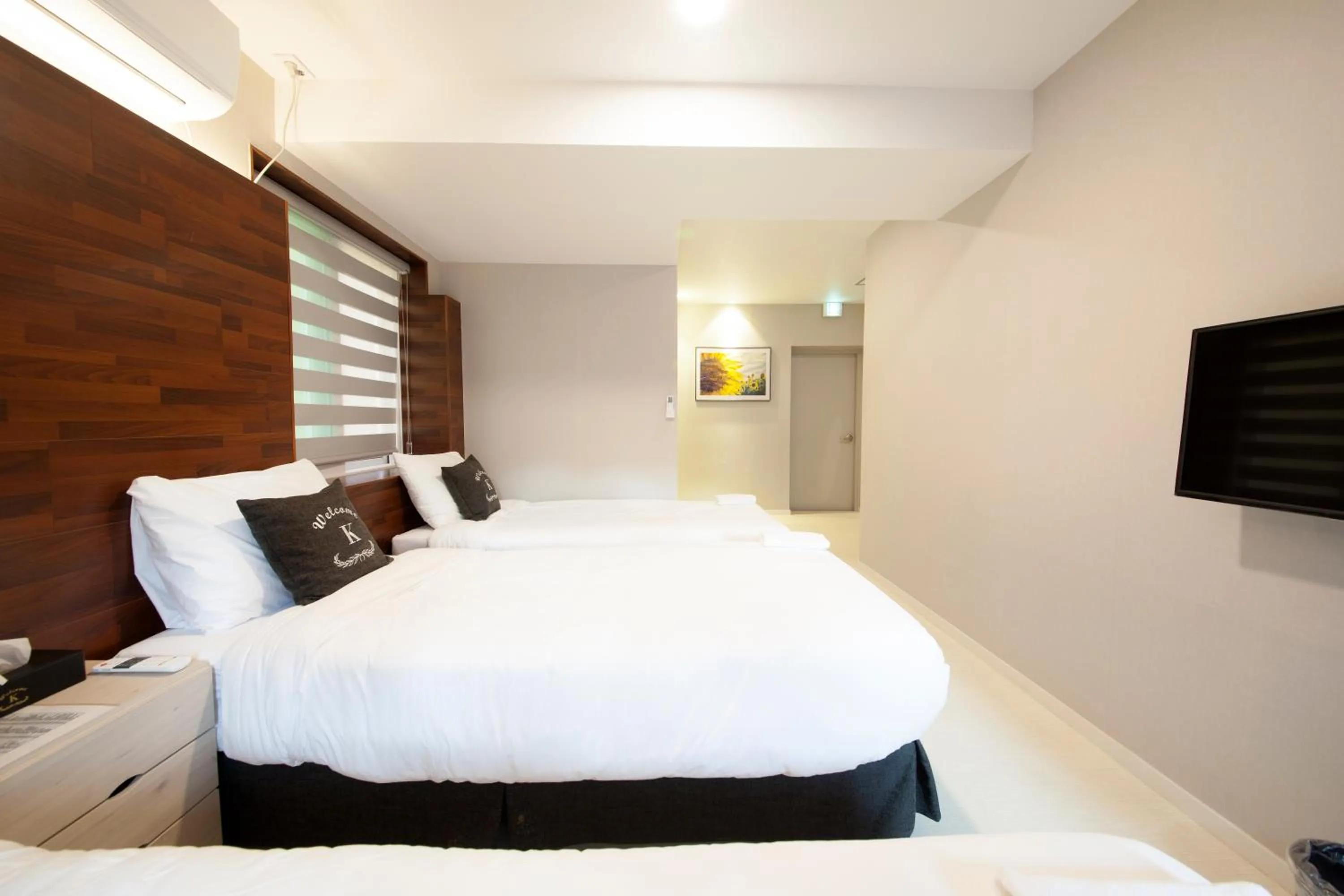 Bed in K-Guesthouse Seomyeon 1