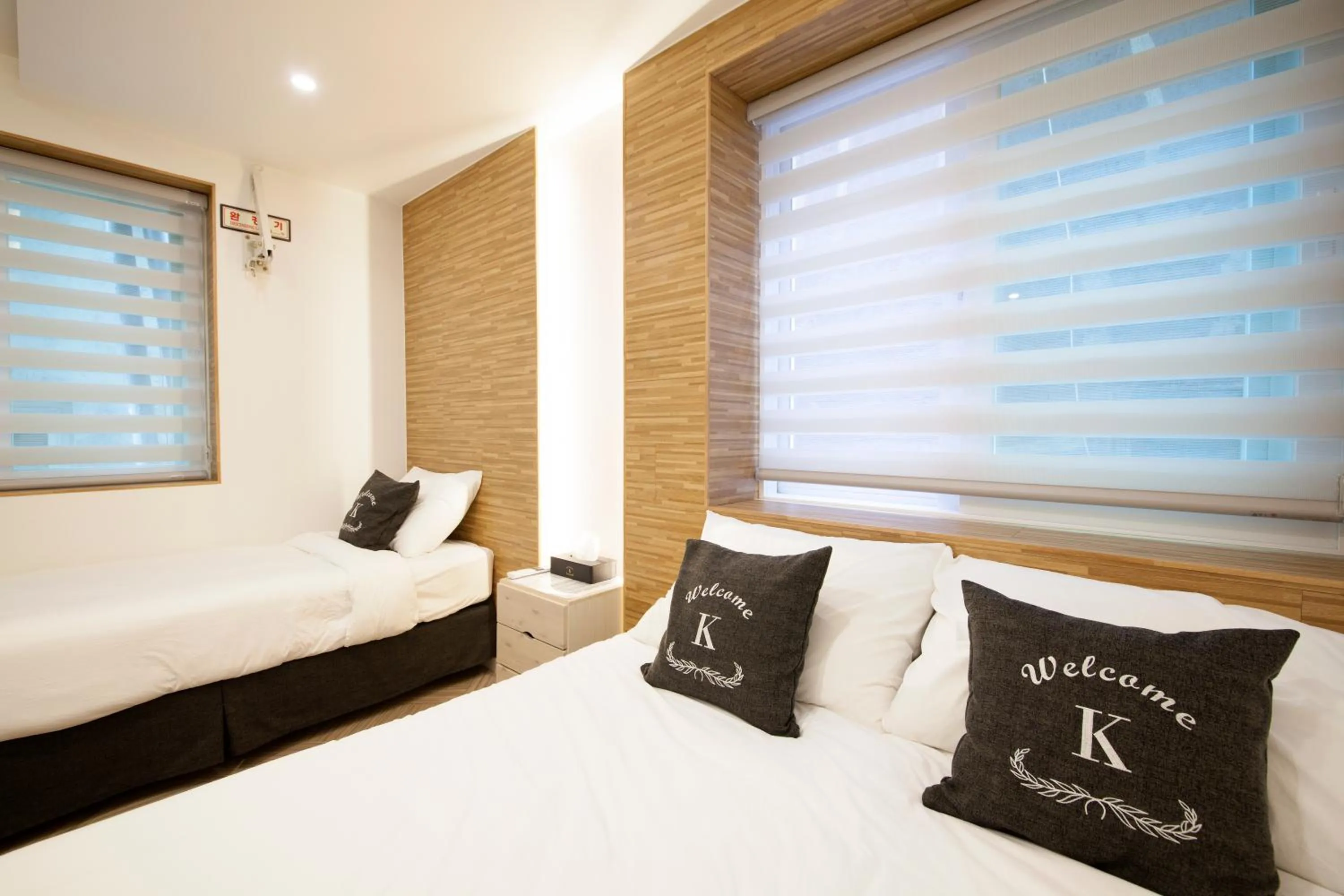 Bed in K-Guesthouse Seomyeon 1