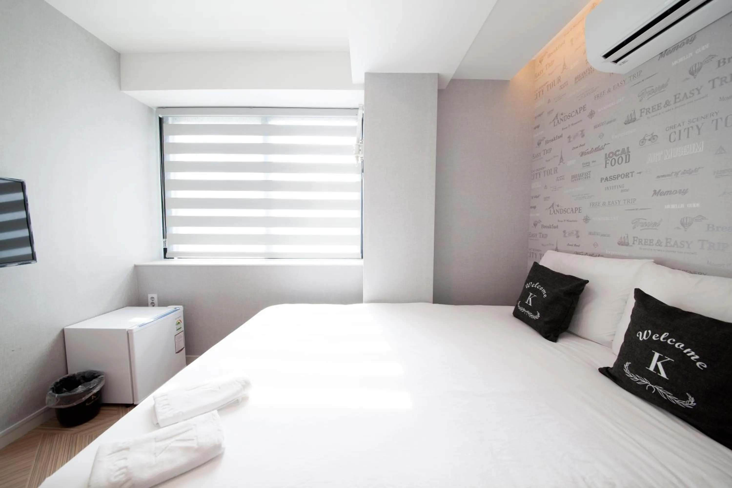 Bed in K-Guesthouse Seomyeon 1