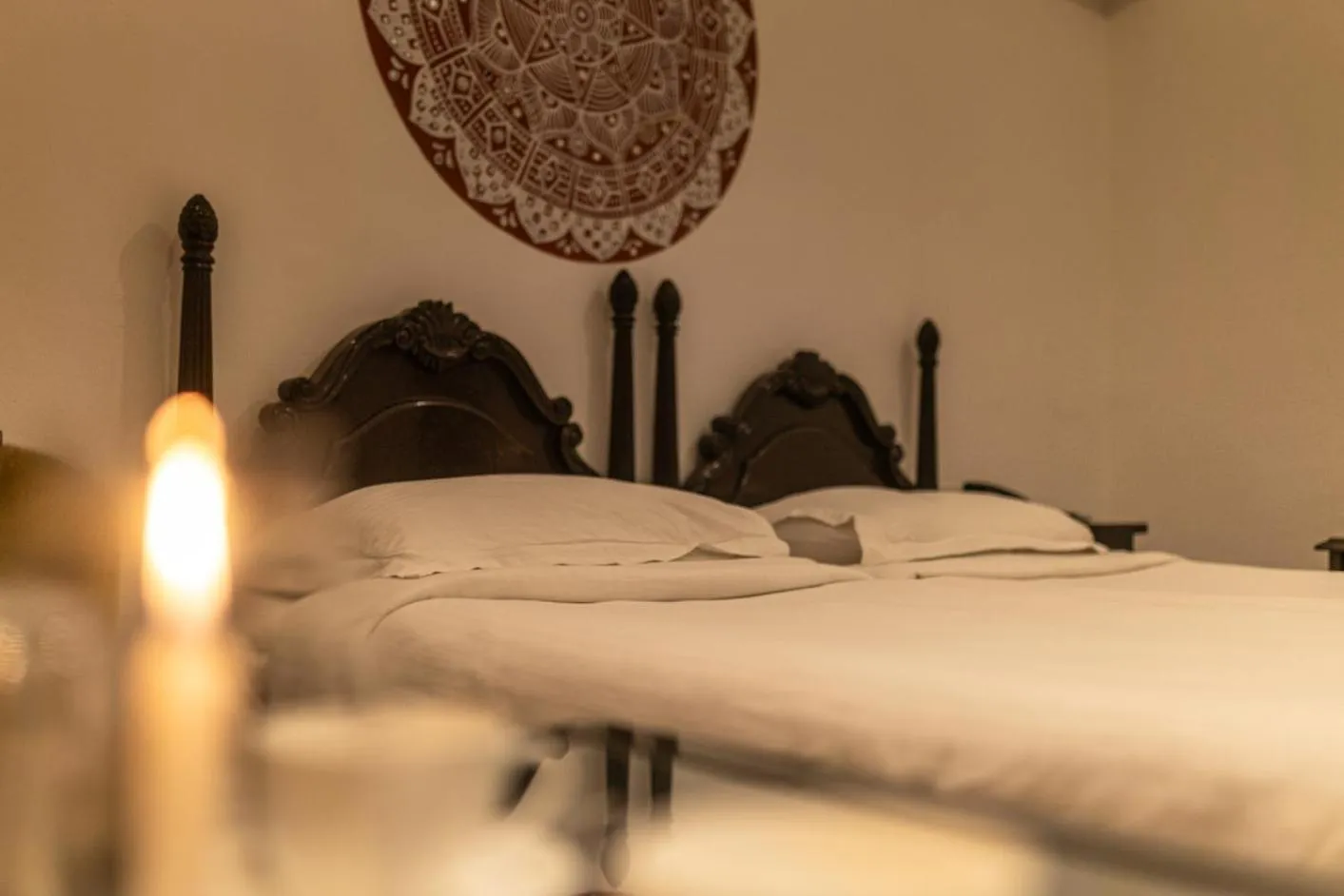 Bed in Ranakpur Safari Resort