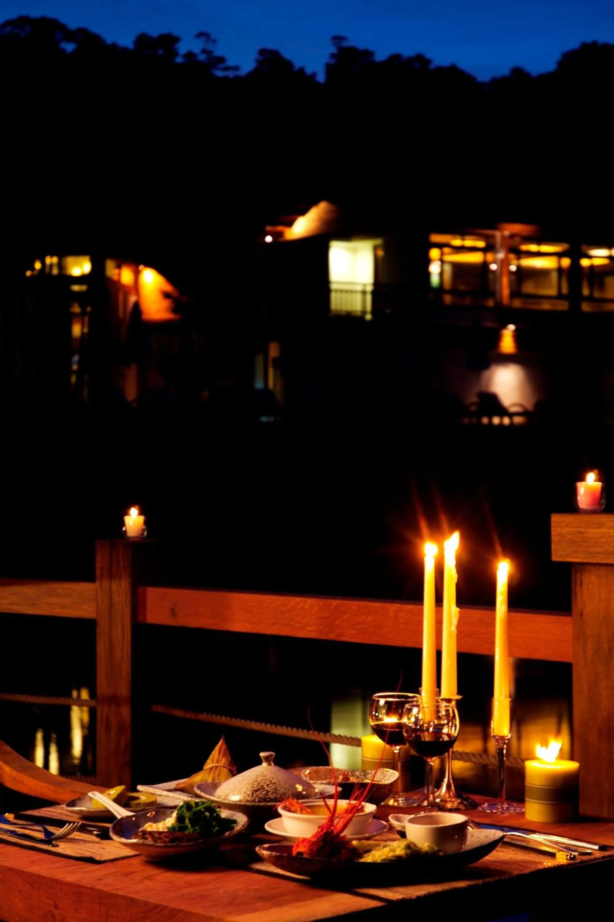 Dinner in Mudanwan Villa