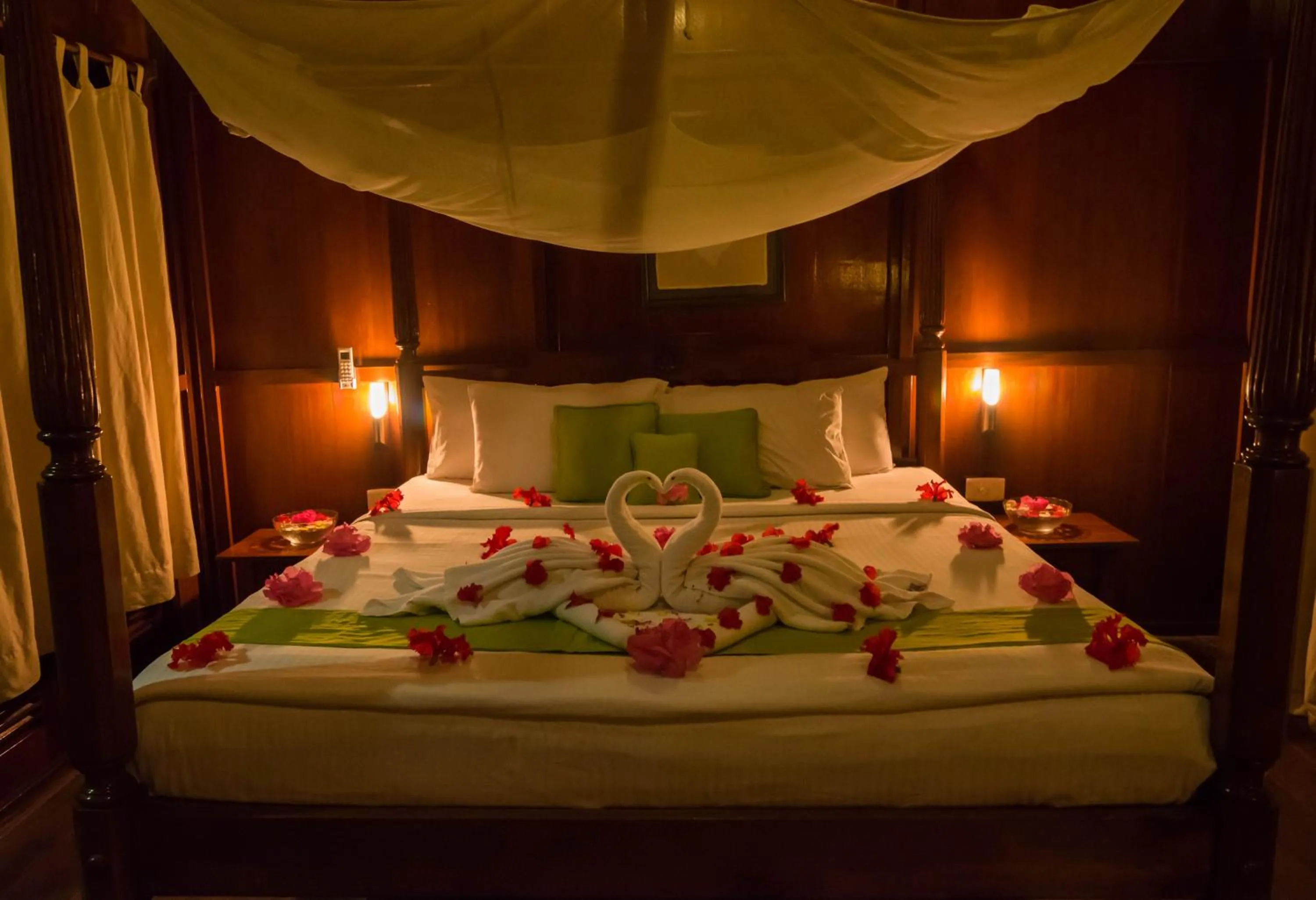 View (from property/room), Bed in The Barefoot At Havelock