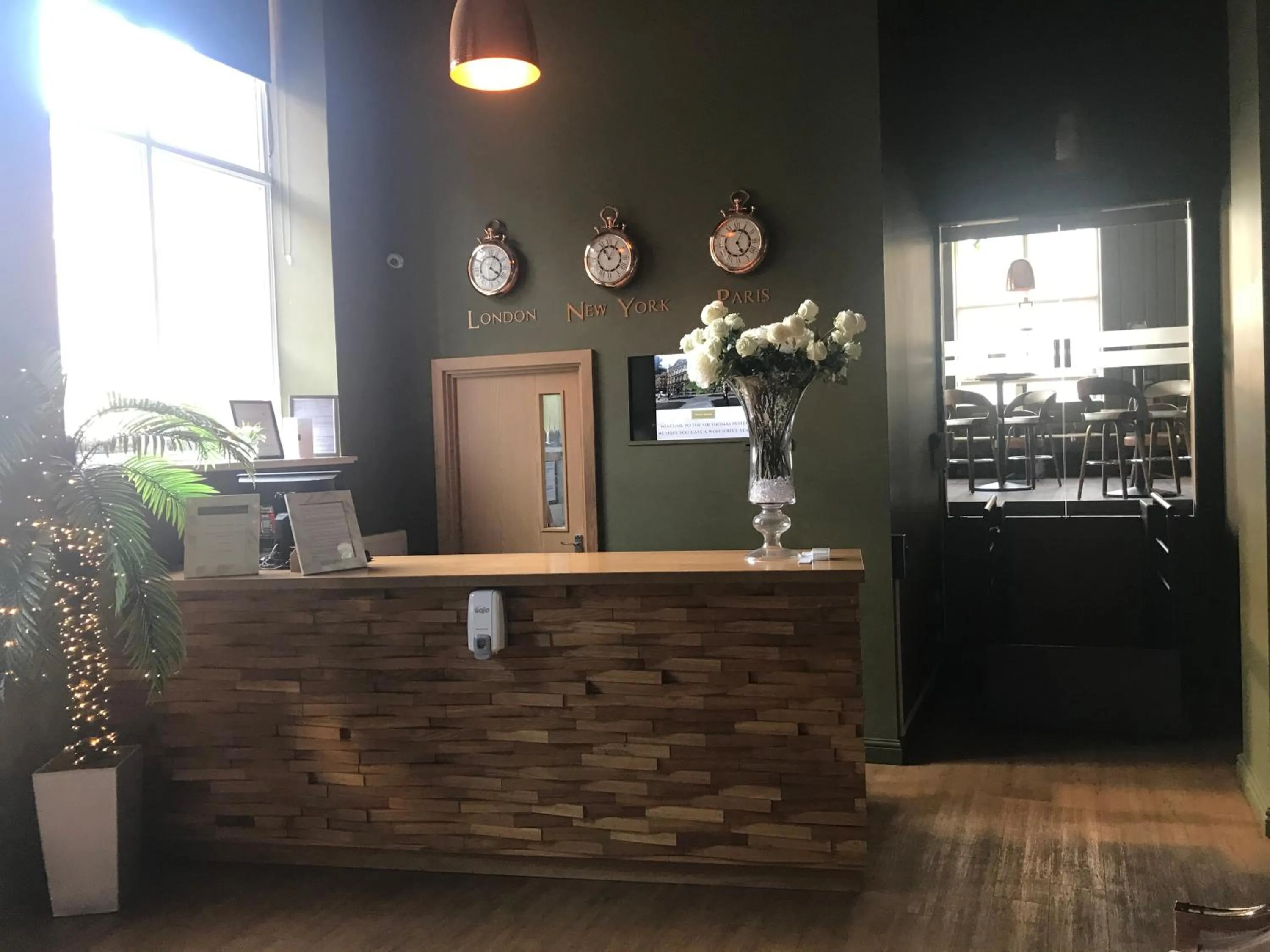 Lobby or reception in The Sir Thomas Hotel