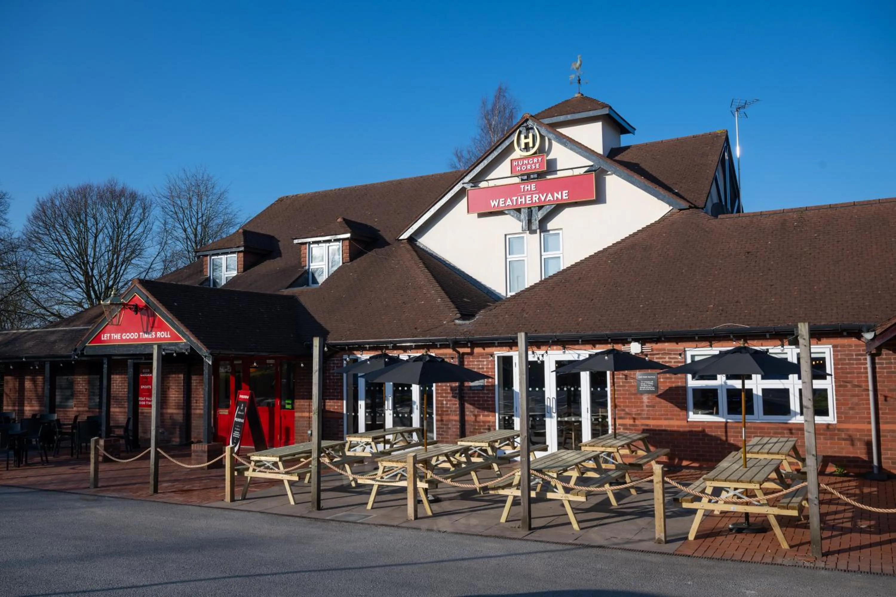 Property building in Weathervane Hotel by Greene King Inns