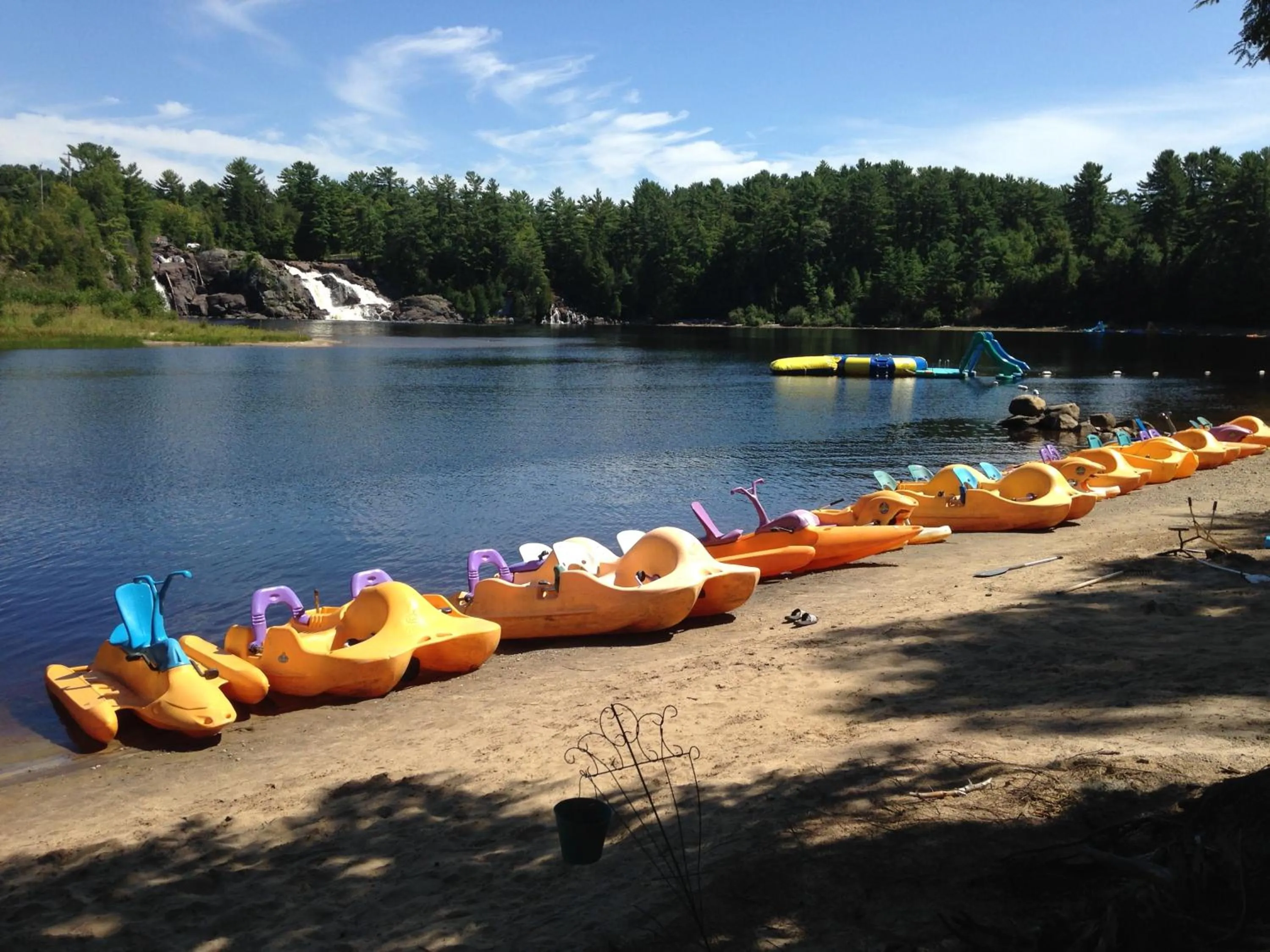 Spring in High Falls Bay Cottages, Camping & Waterpark