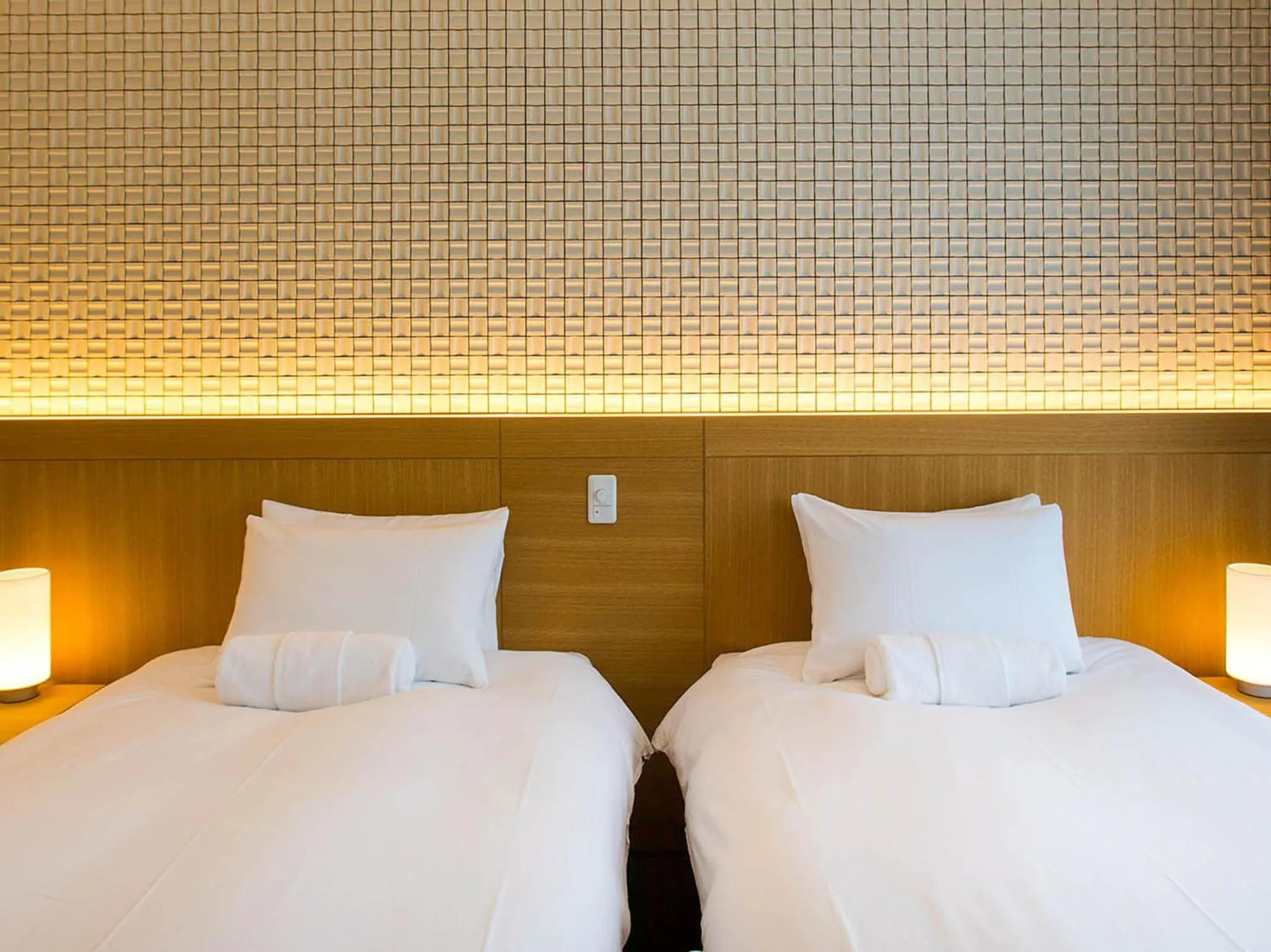 Bed in Mizunara Chalet