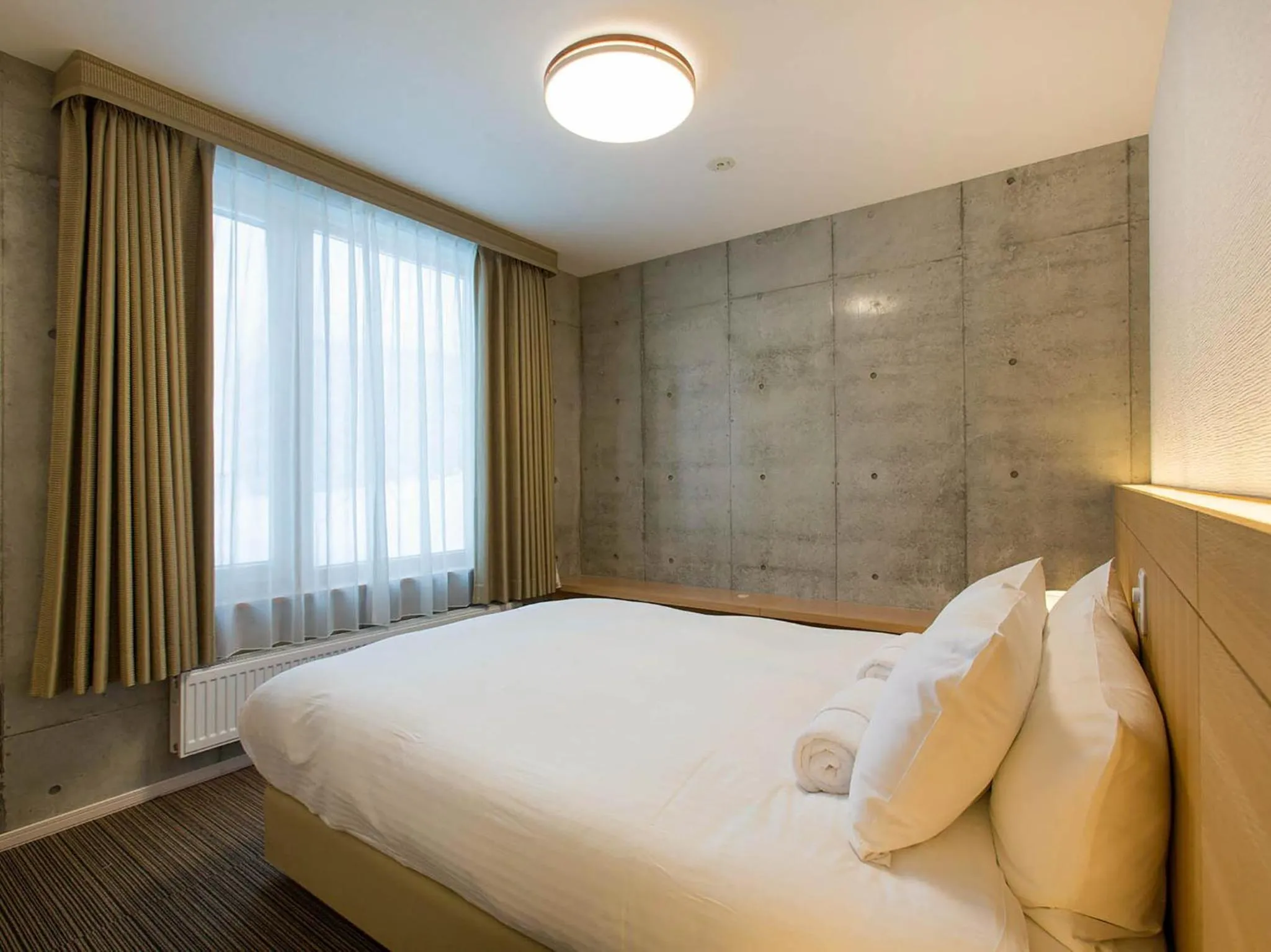 Bed in Mizunara Chalet