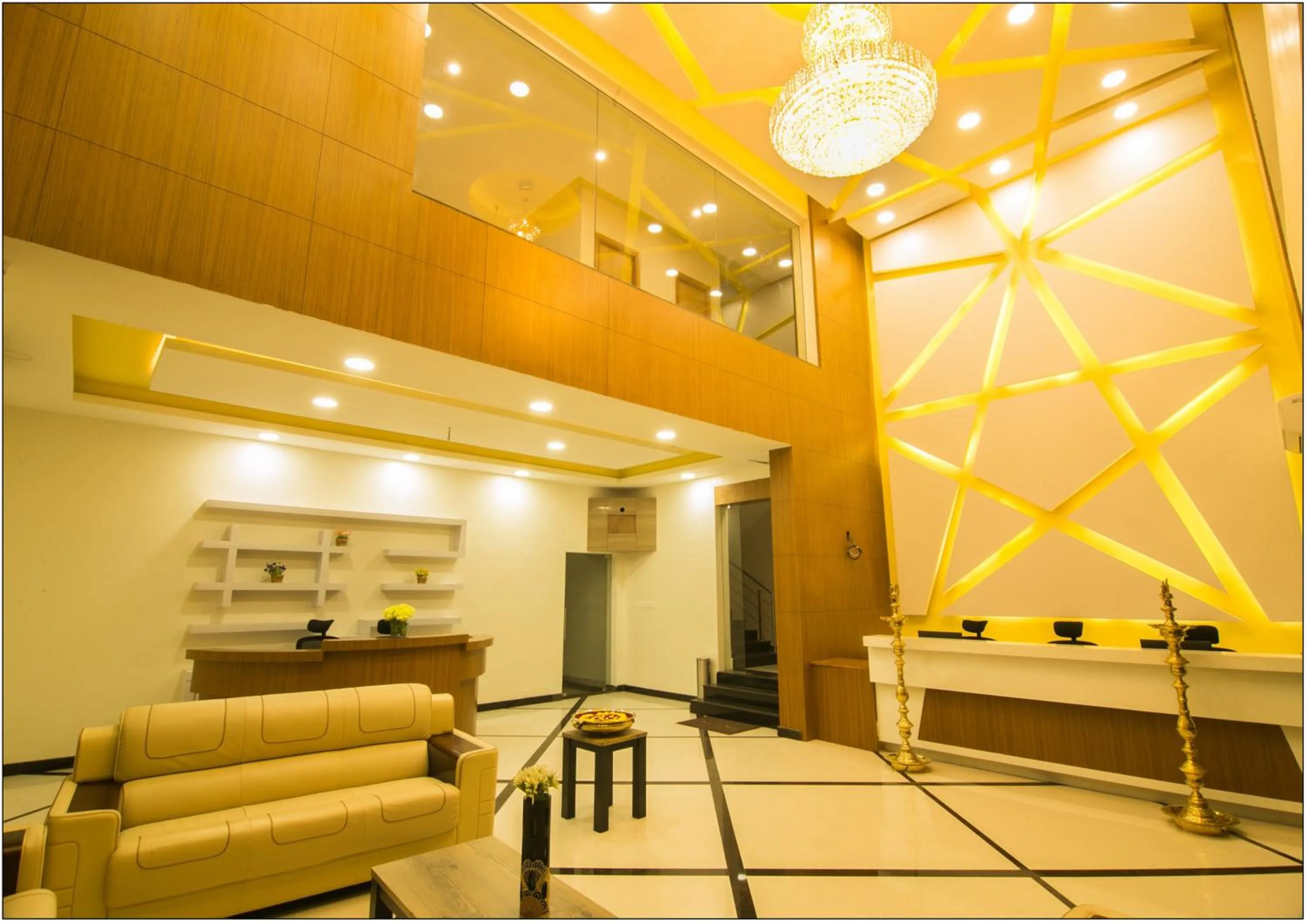 Lobby or reception in Hotel Ashoka
