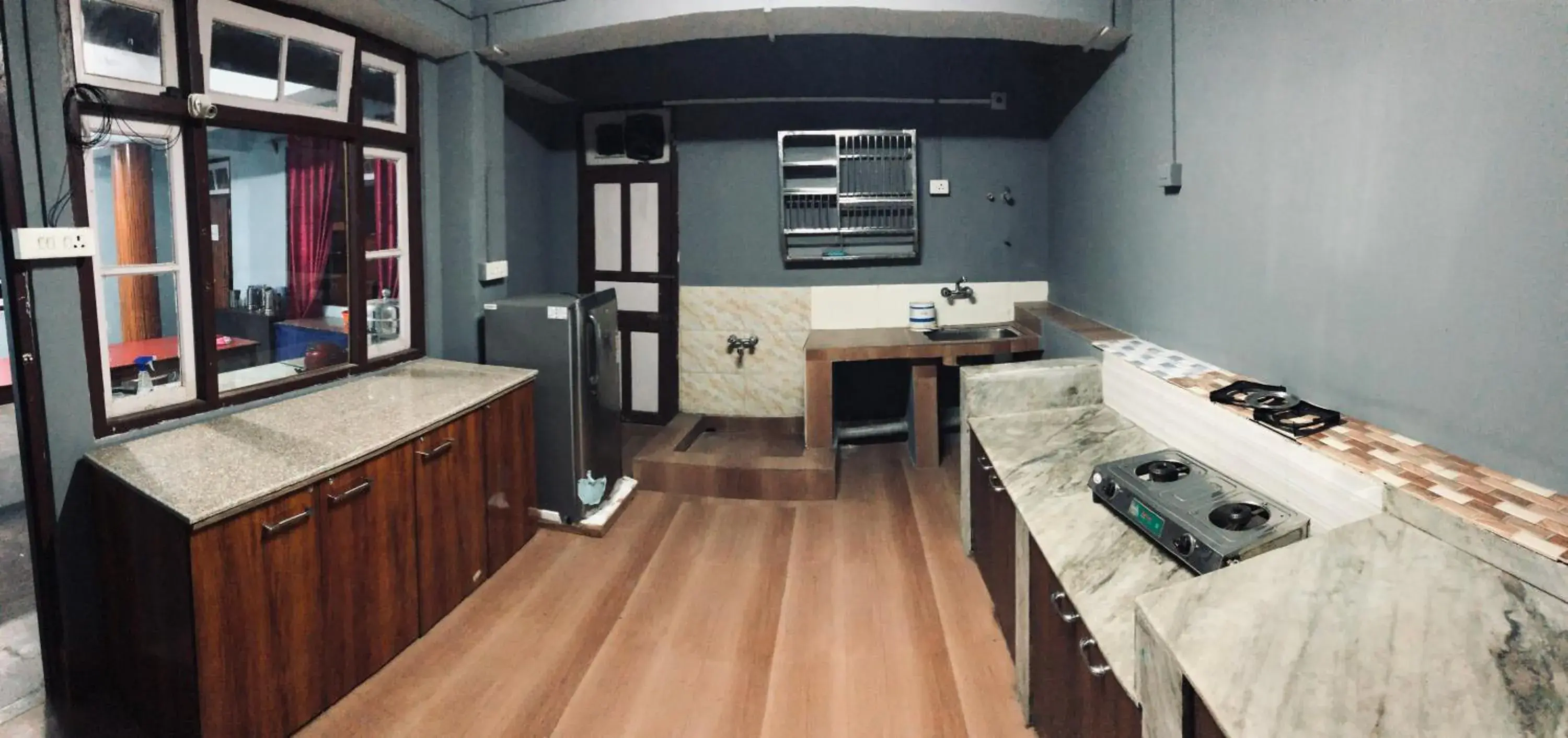 Kitchen or kitchenette, Bed in The Griffon's Nest Kitchen or kitchenette, Bed in The Griffon's Nest