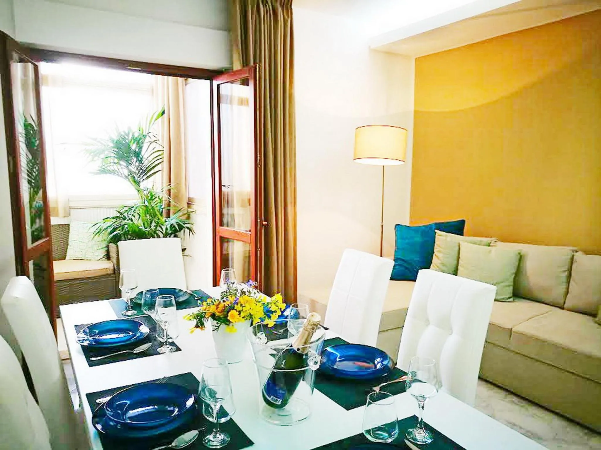Living room in Acquamarina Apartment with Terrace