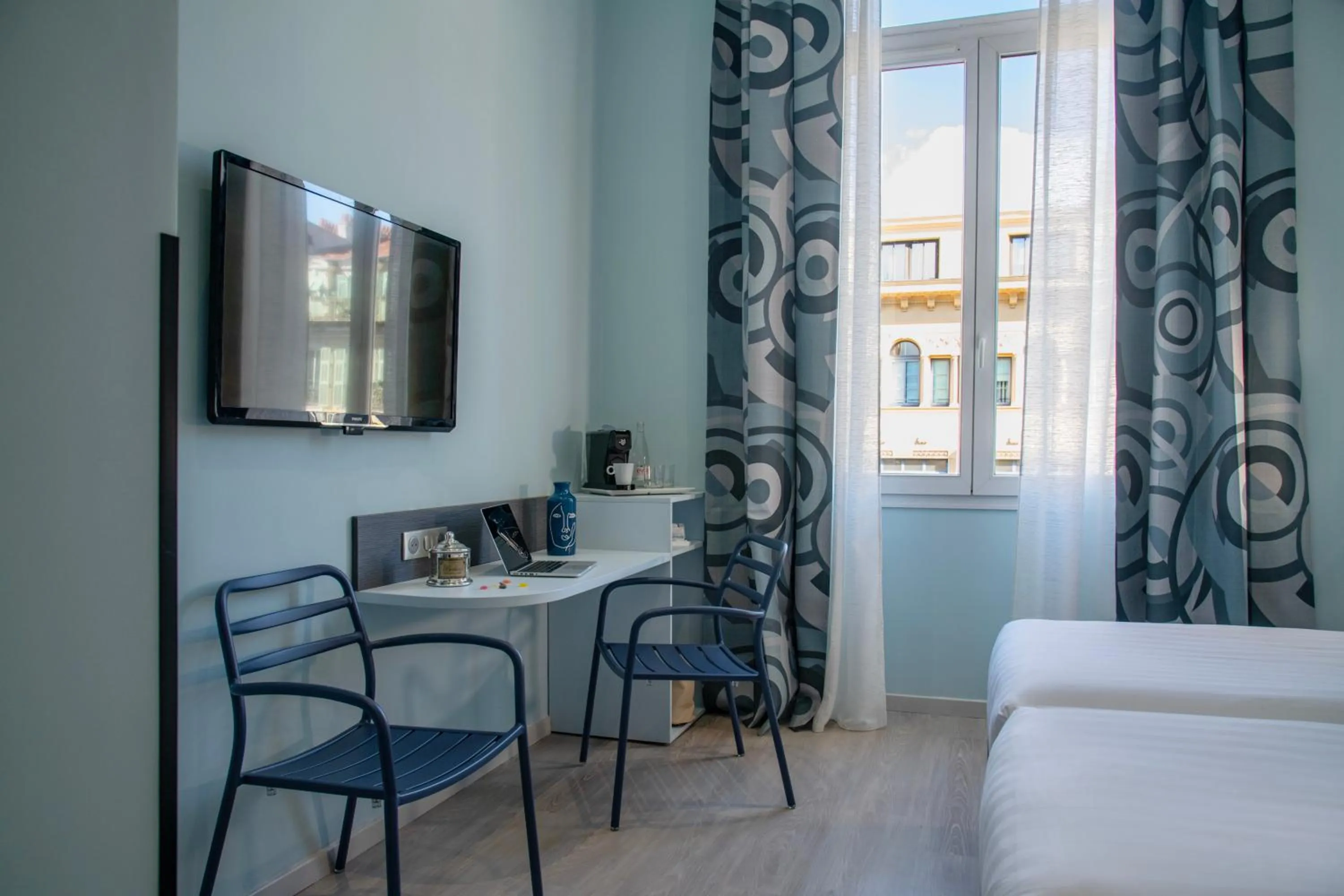 Decorative detail, Bed in Best Western Alba