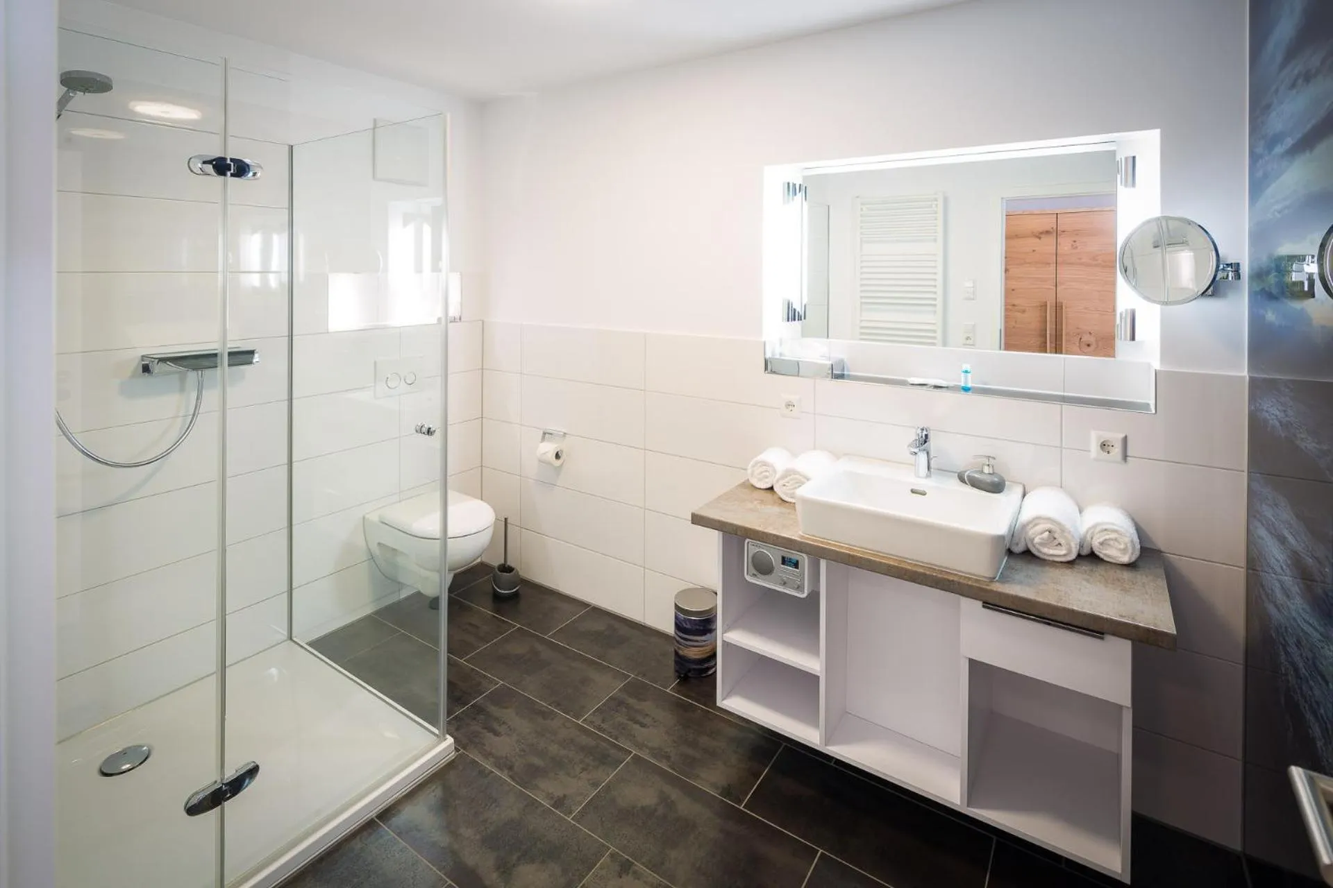 Shower in Hotel Alte Schule