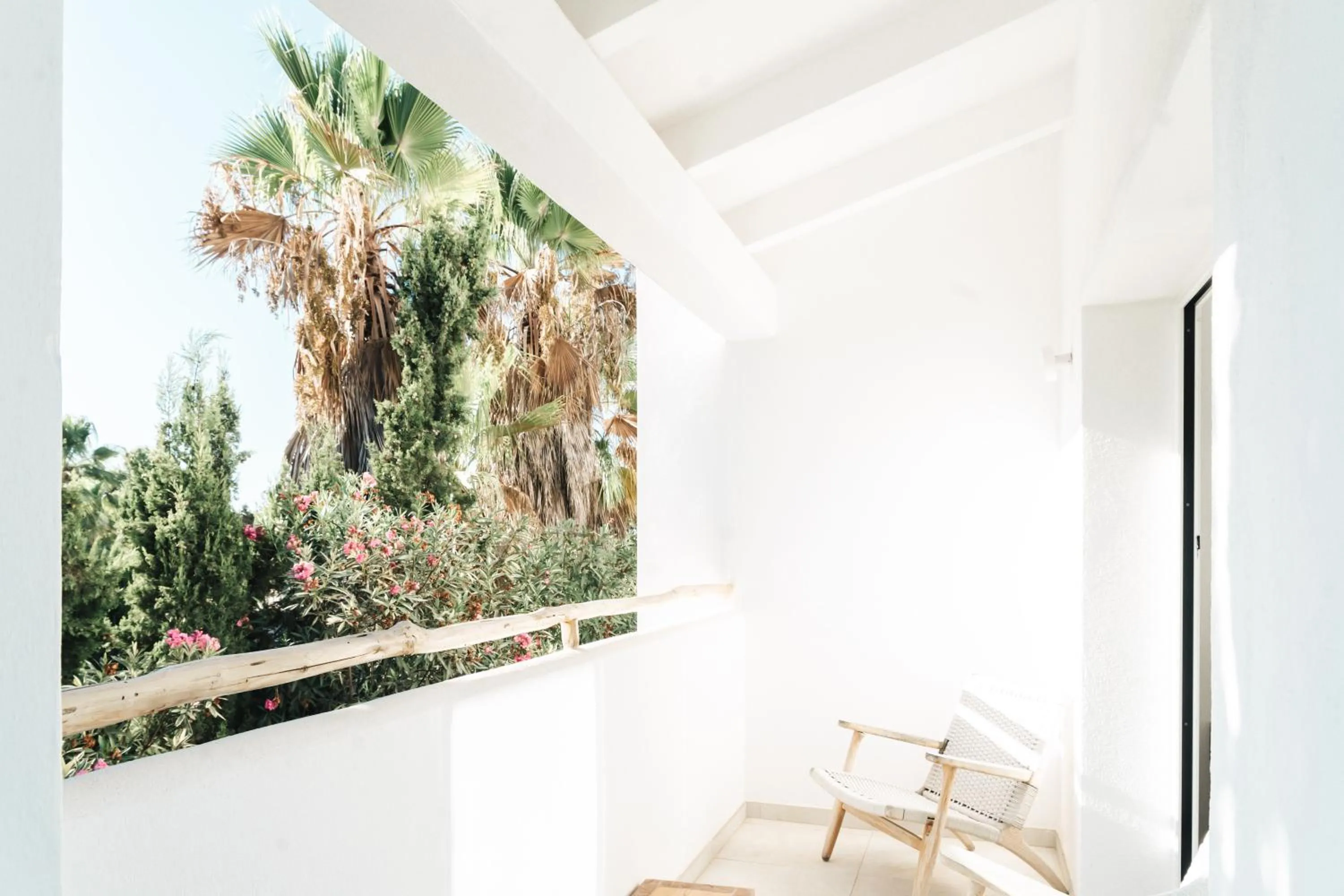 Balcony/Terrace in Hotel Boutique & Spa Las Mimosas Ibiza