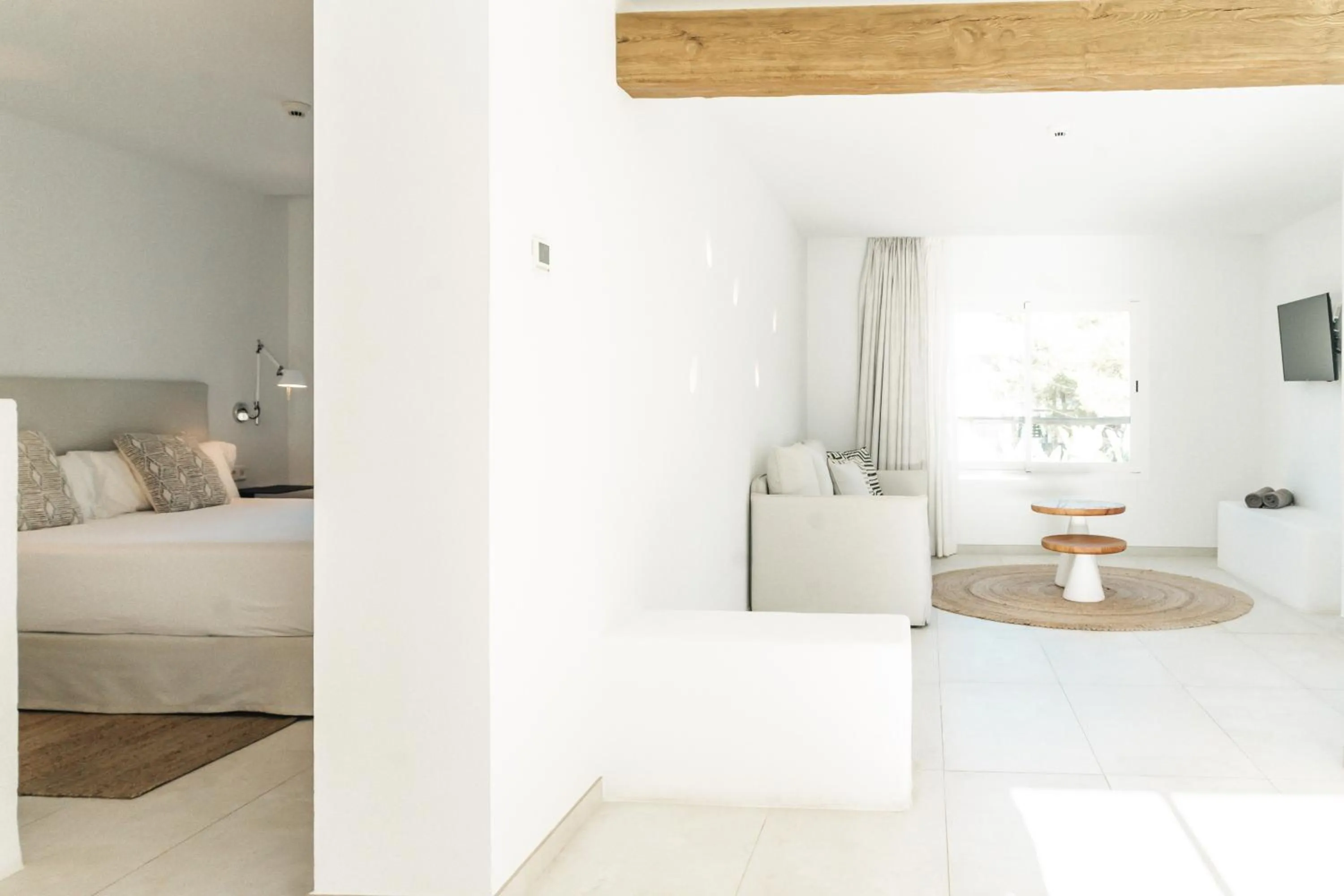 Photo of the whole room, Bed in Hotel Boutique & Spa Las Mimosas Ibiza