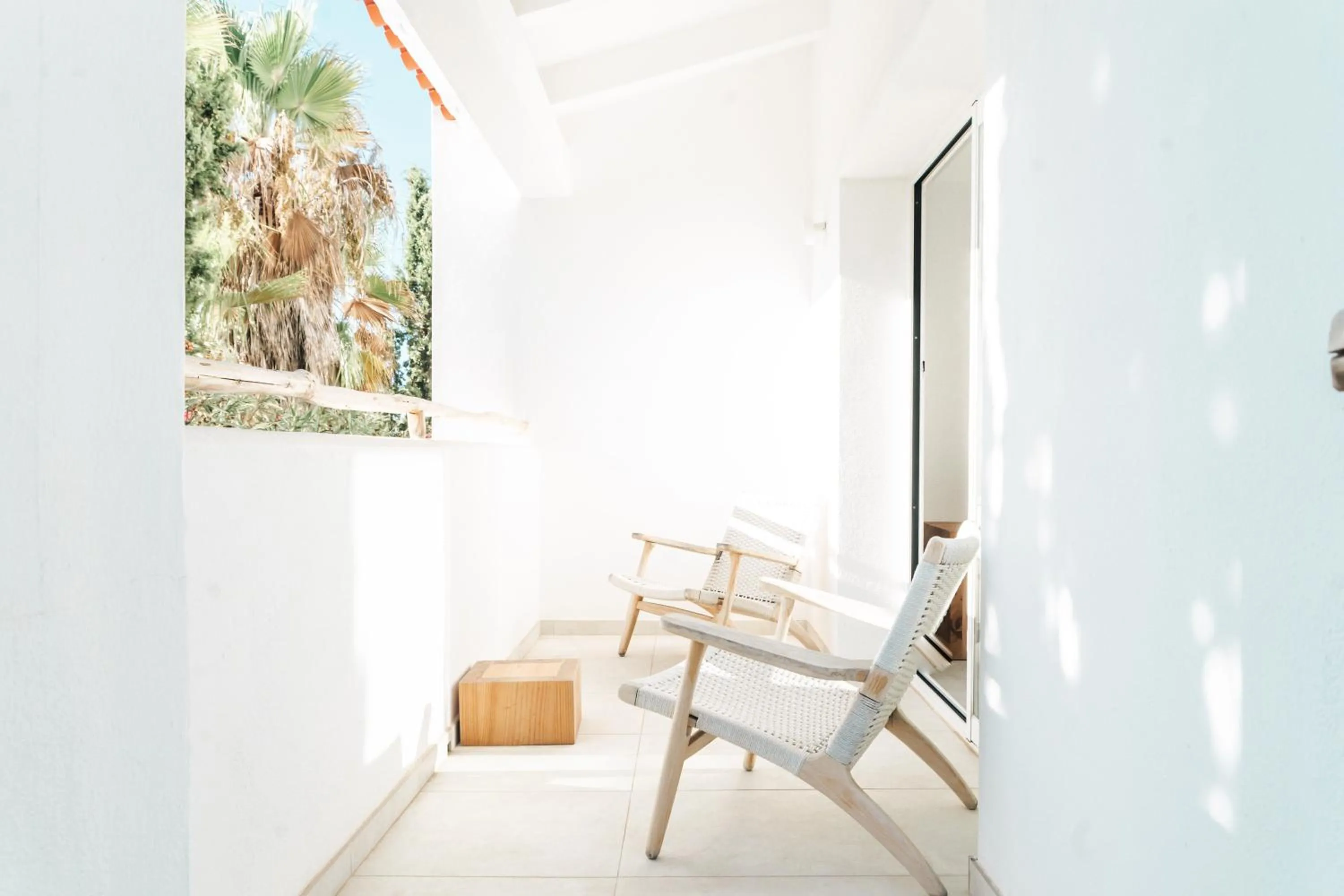 Balcony/Terrace in Hotel Boutique & Spa Las Mimosas Ibiza