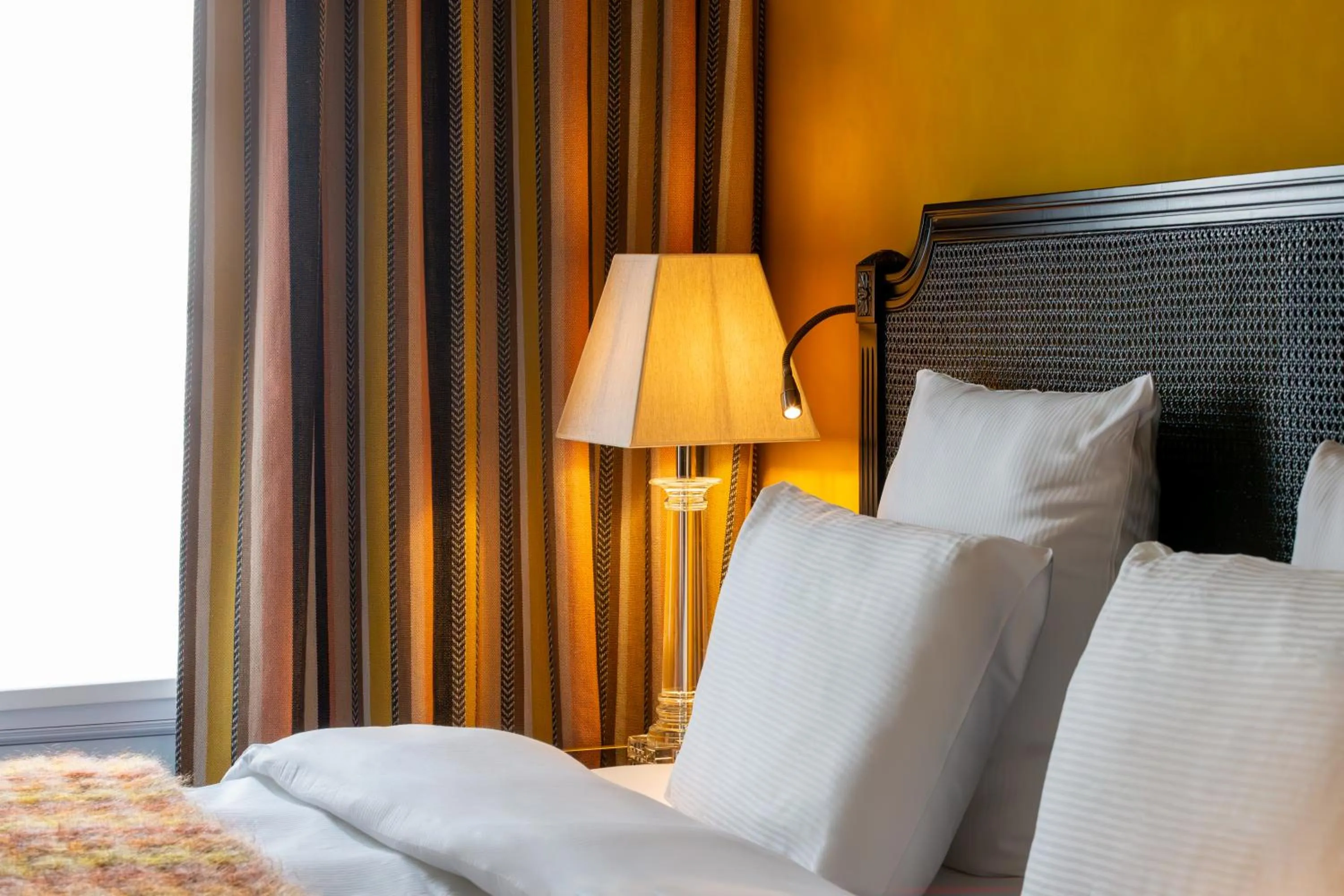 Decorative detail, Bed in Hôtel Gabriel Paris