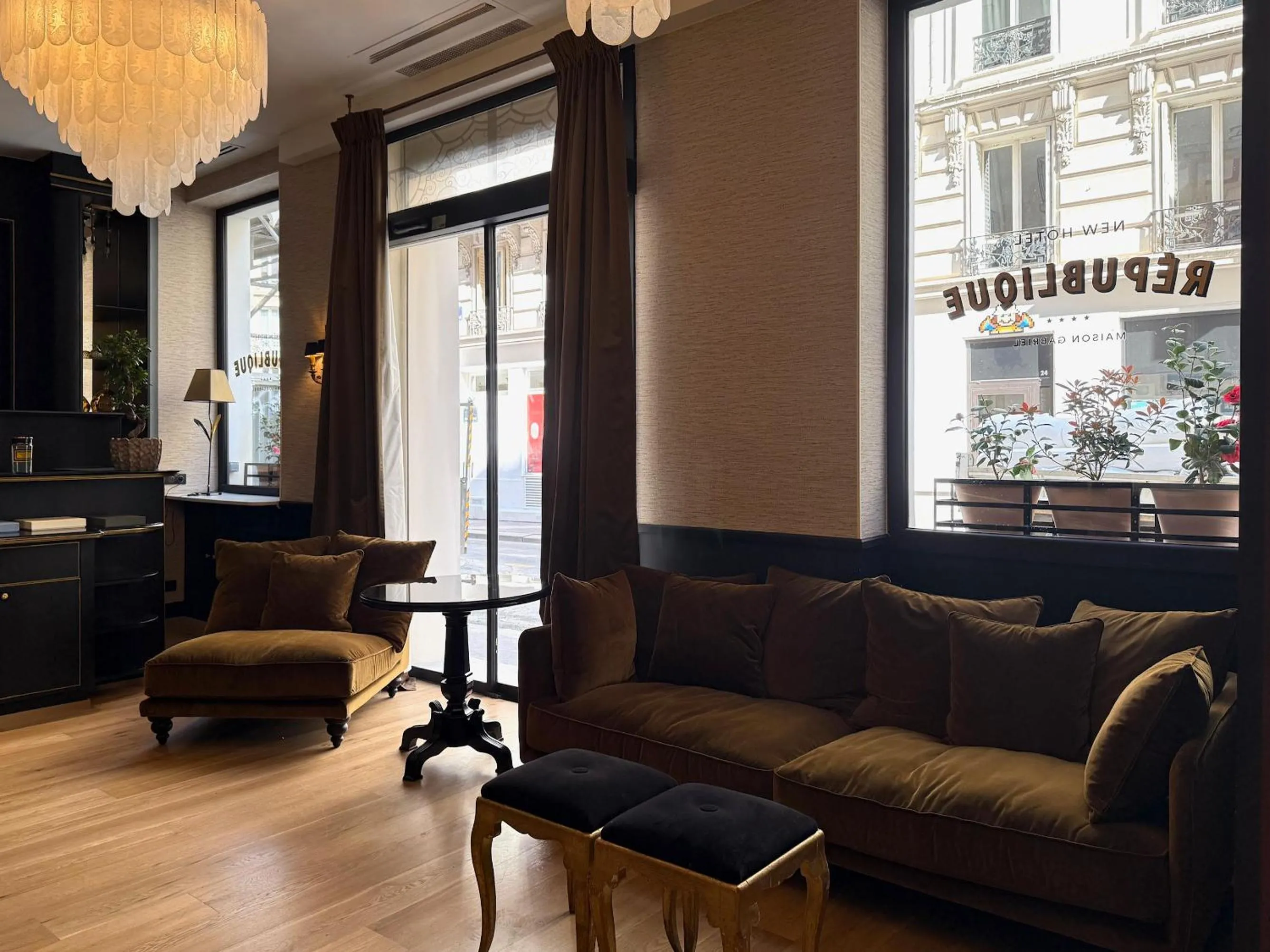 Lobby or reception in New Hotel République