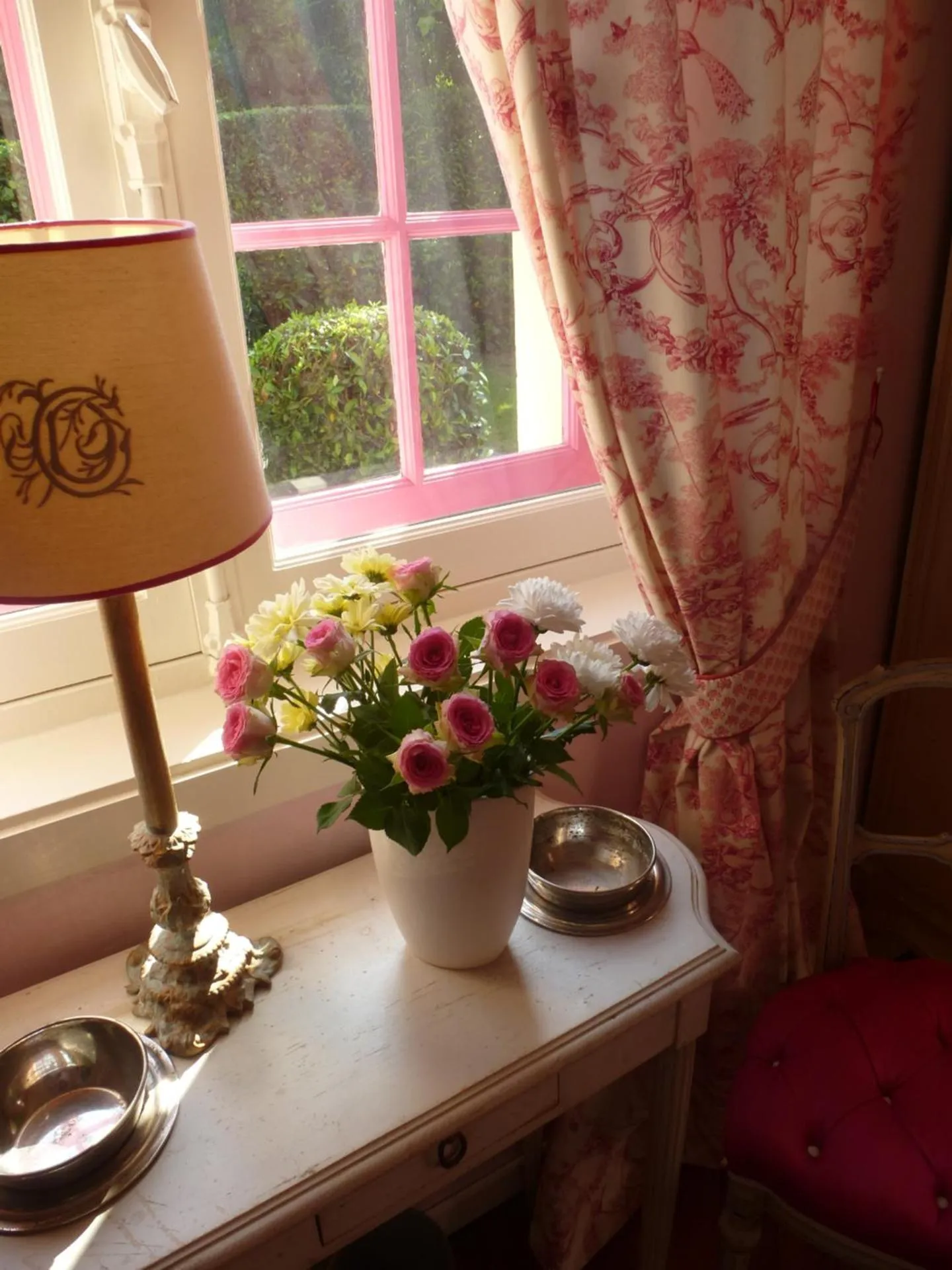 Decorative detail in Villa La Croix Basque