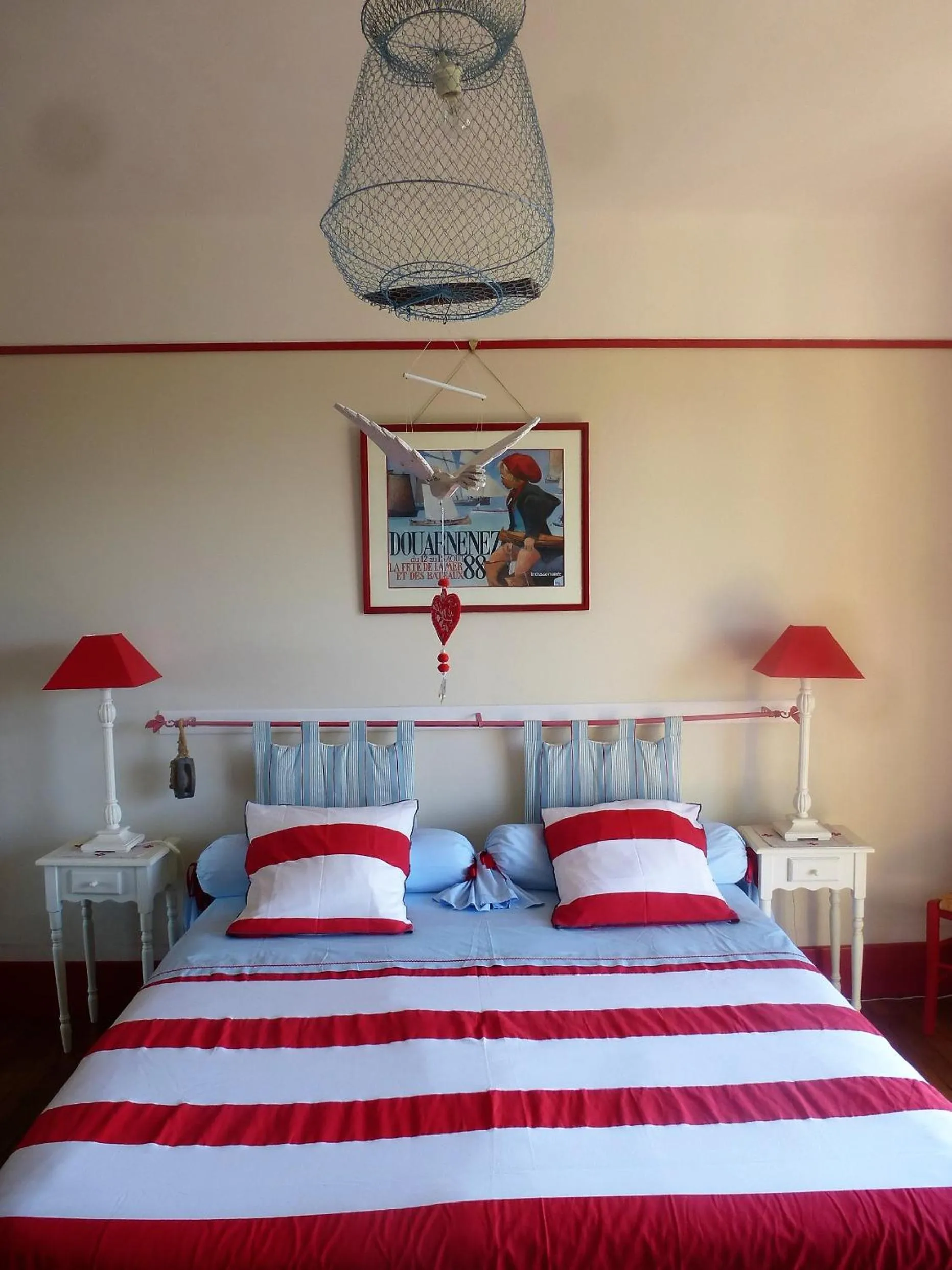 Decorative detail, Bed in Villa La Croix Basque