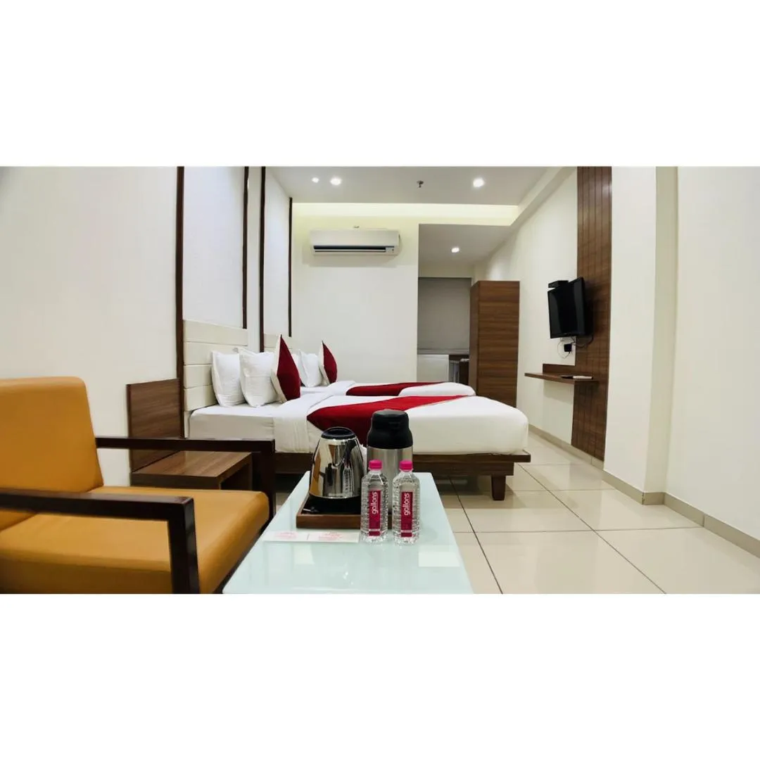 Bed in Hotel Ashray Inn Express