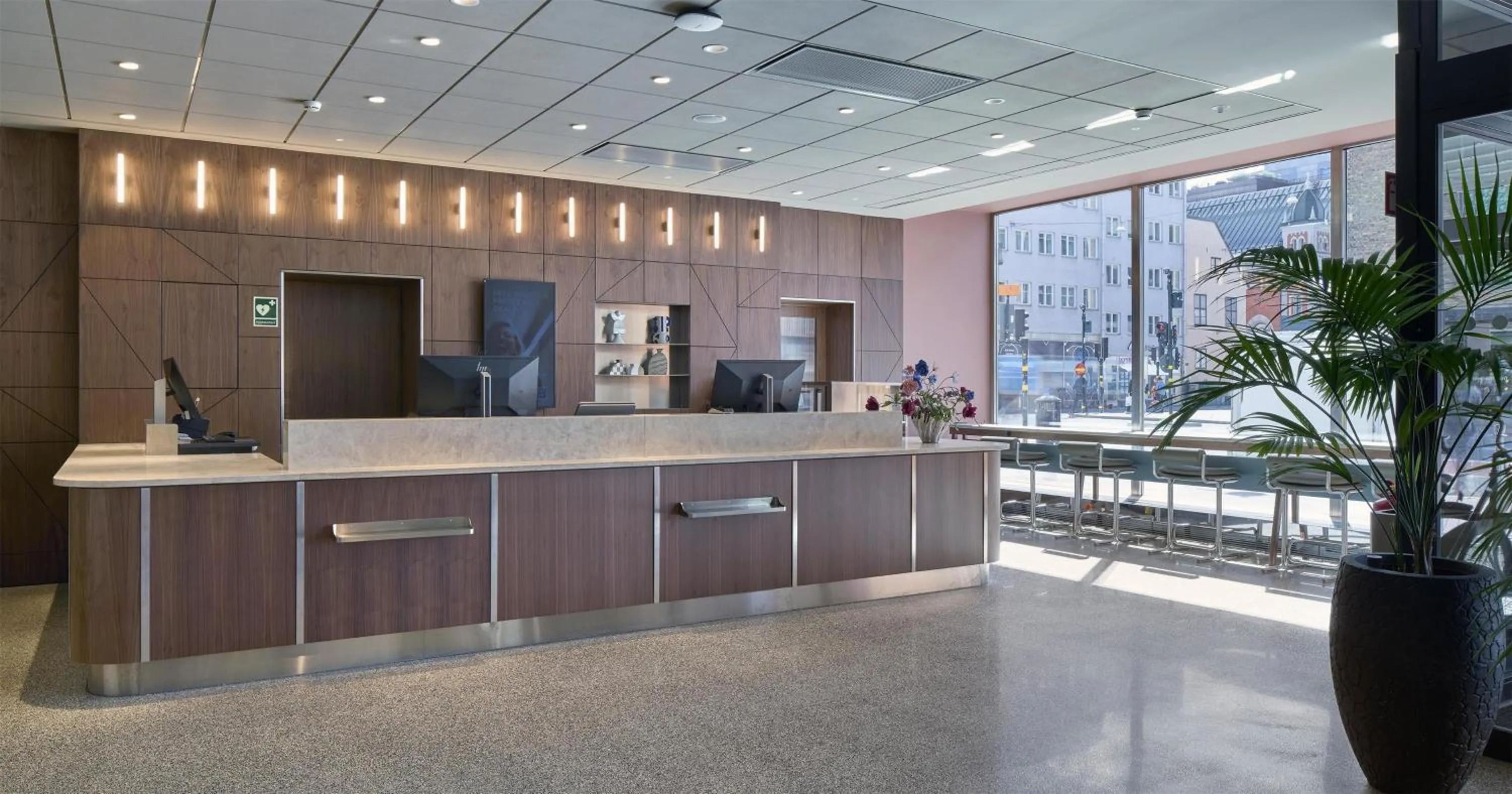 Lobby or reception in Scandic Malmen