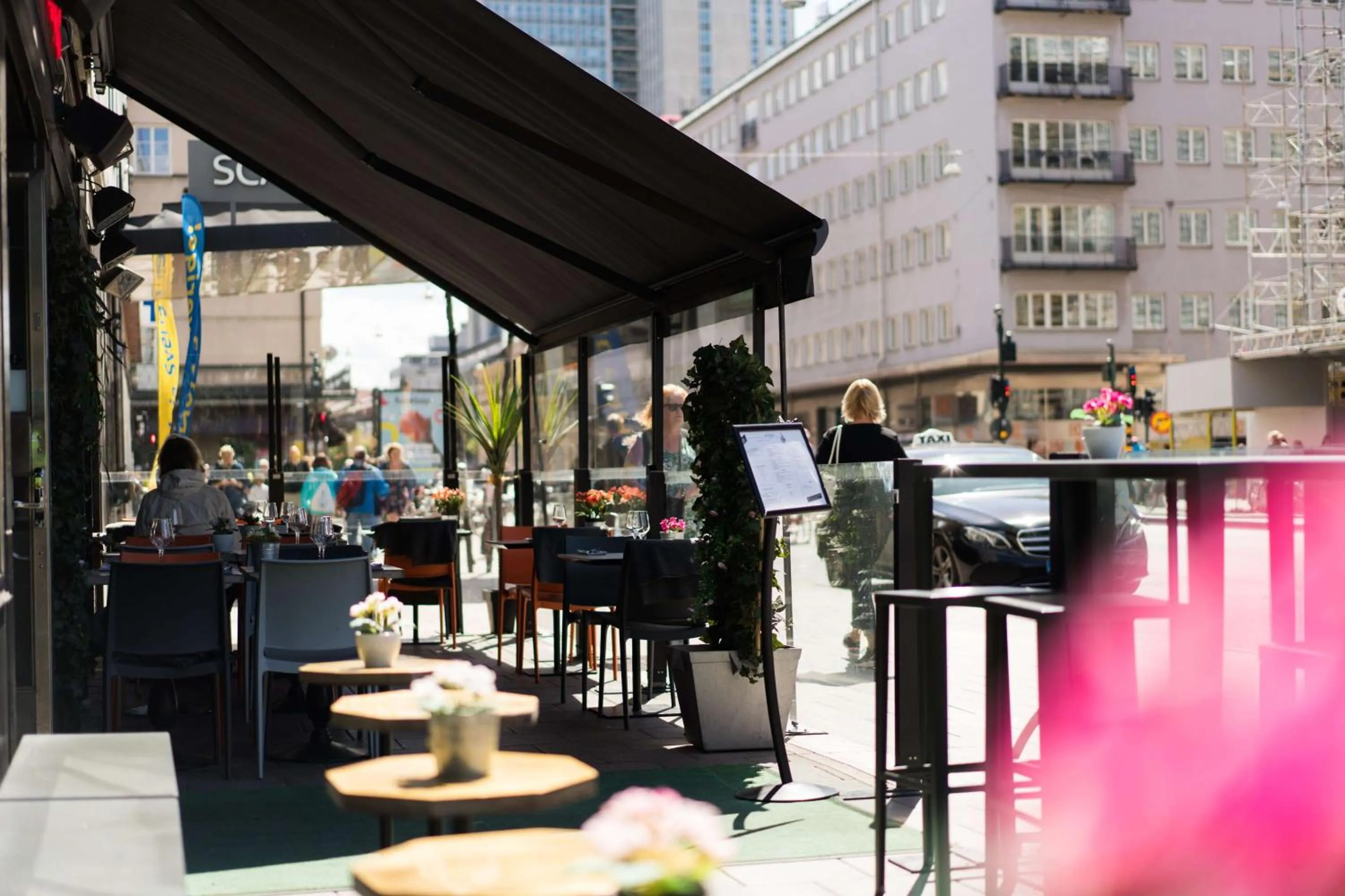 Patio in Scandic Malmen