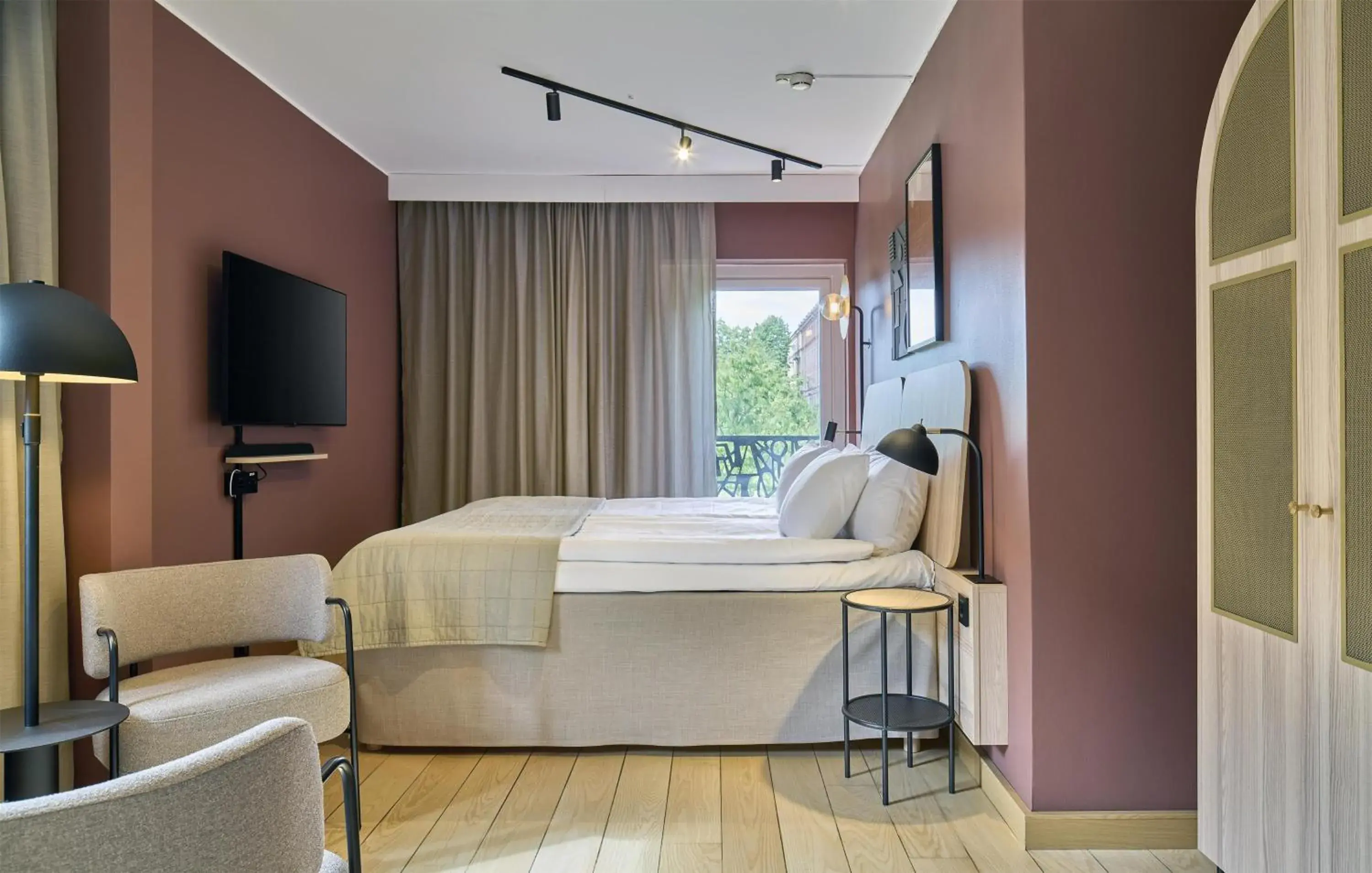 Bedroom, Bed in Scandic Malmen Bedroom, Bed in Scandic Malmen