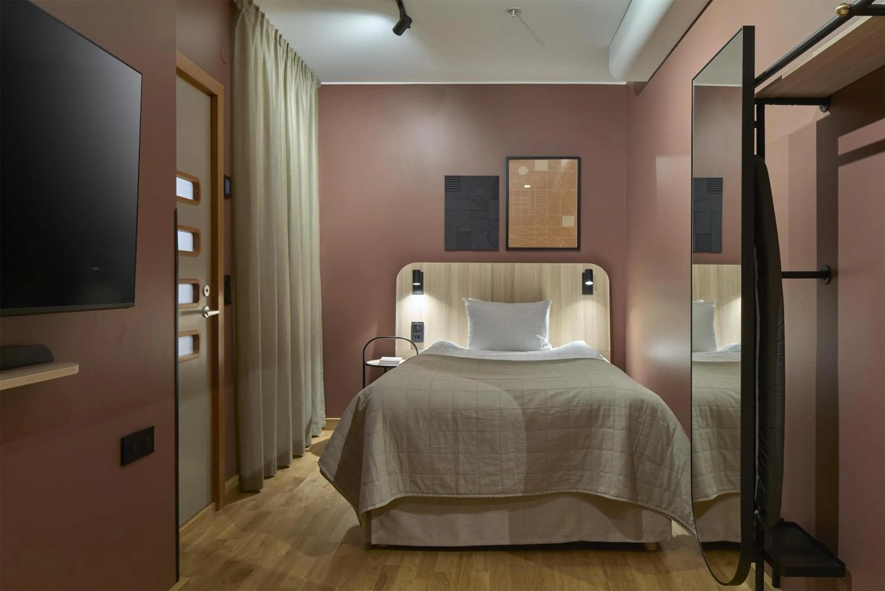Bedroom, Bed in Scandic Malmen