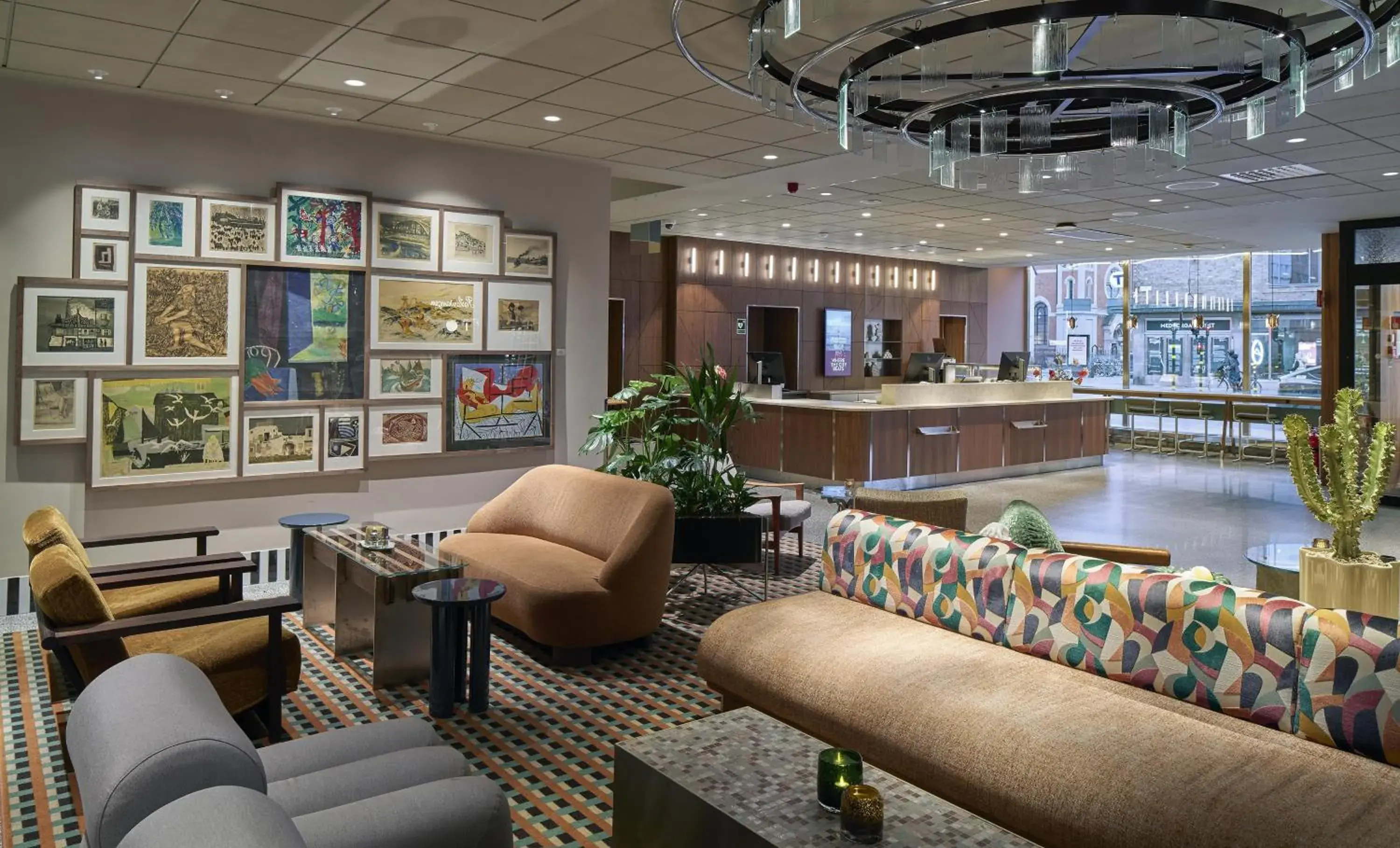 Lobby or reception in Scandic Malmen Lobby or reception in Scandic Malmen