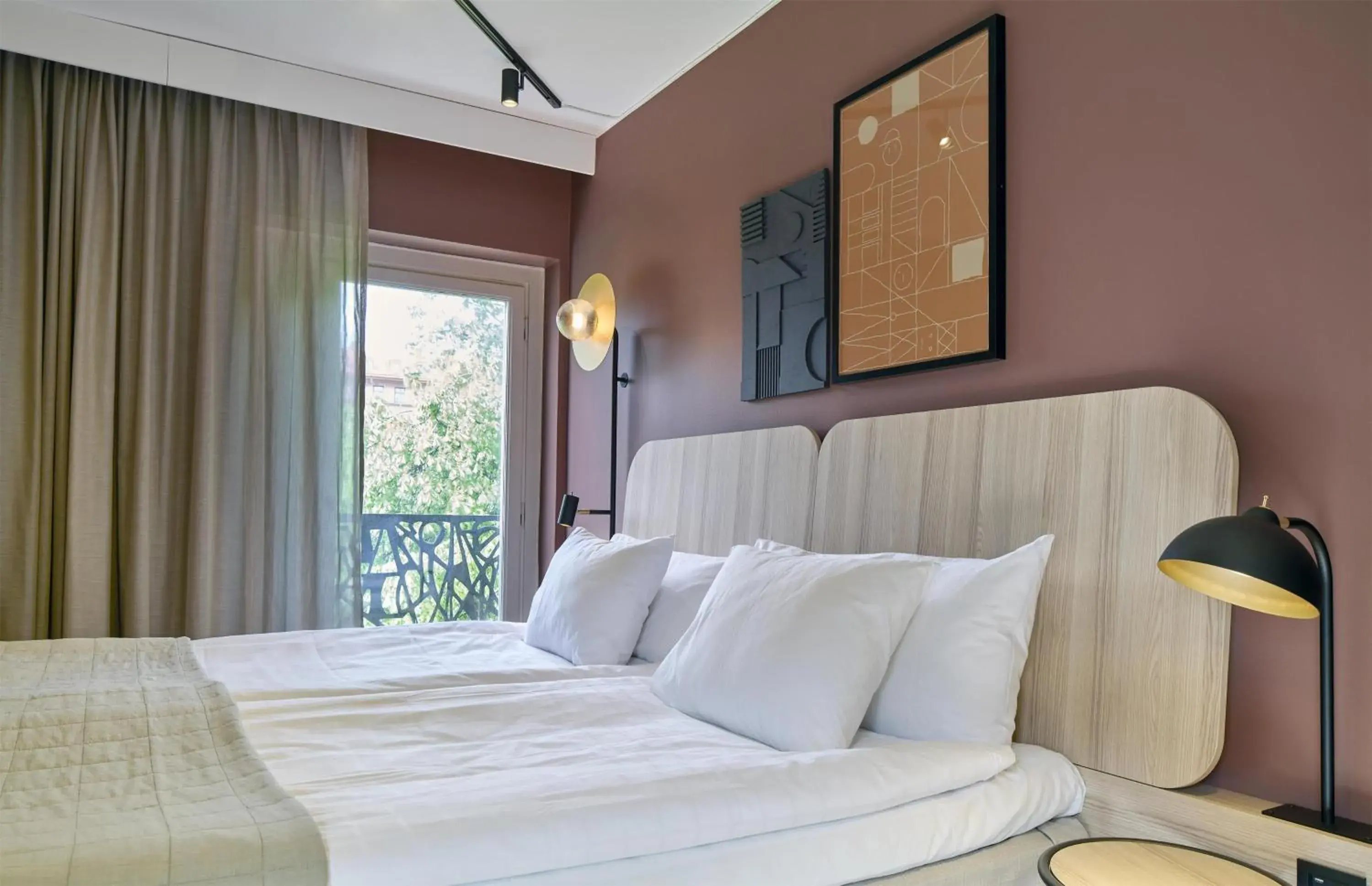 Bedroom, Bed in Scandic Malmen Bedroom, Bed in Scandic Malmen