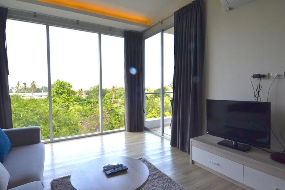 The Bleu condo unit