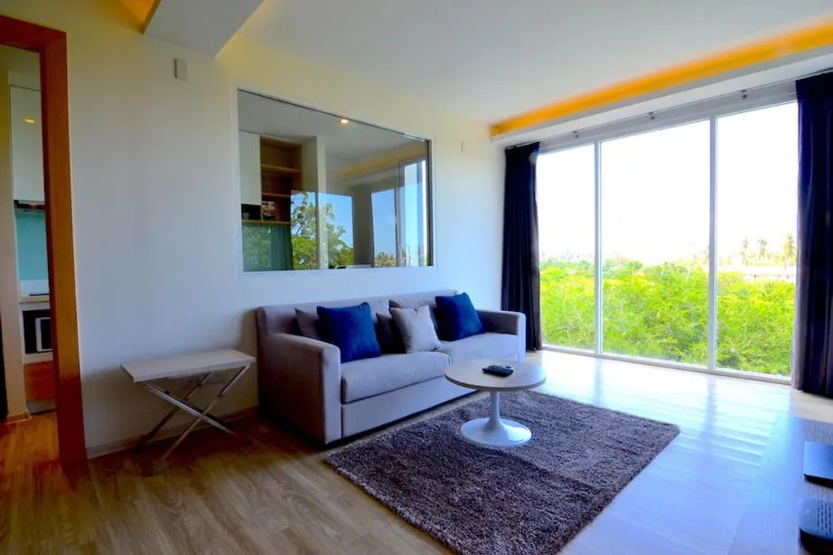 The Bleu condo unit